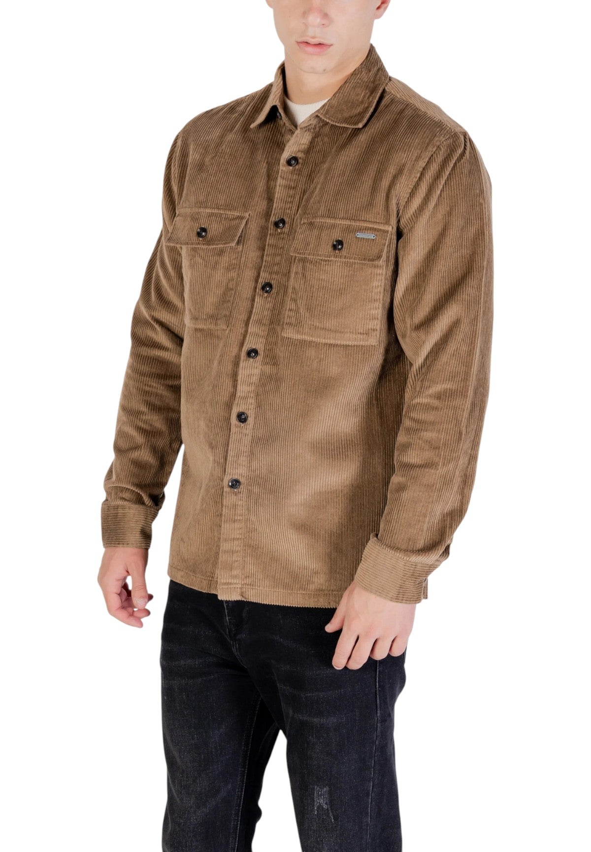 Camicia Overshirt GL7820S Camel