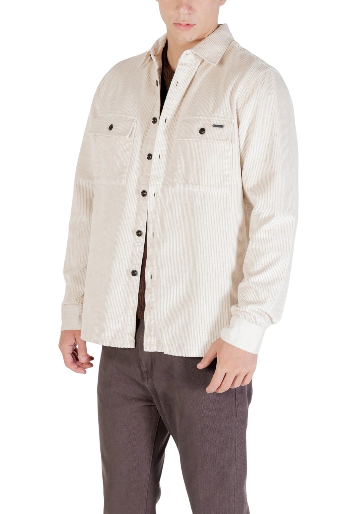 Camicia Overshirt GL7820S Panna