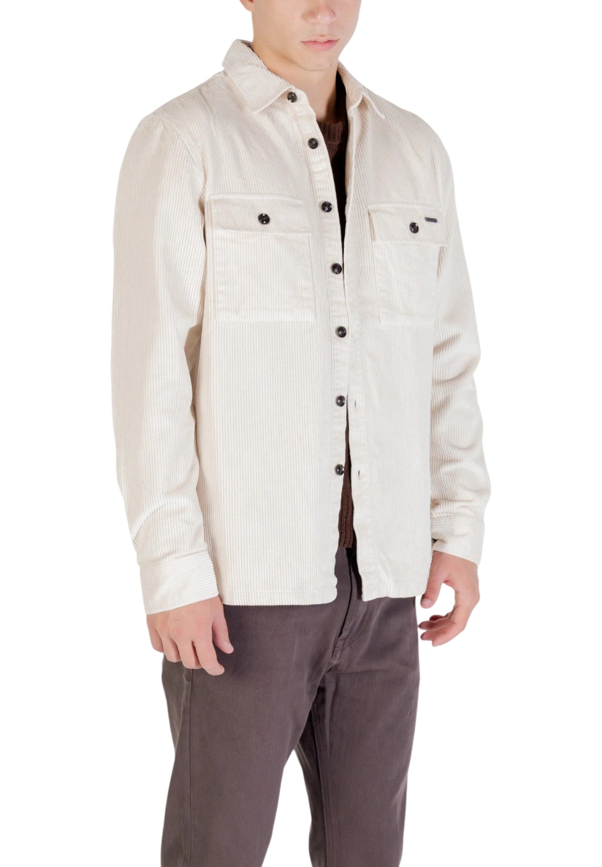 Camicia Overshirt GL7820S Panna