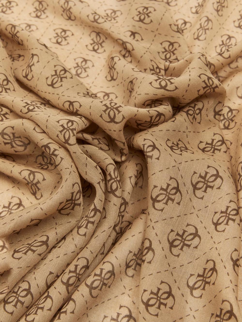Sciarpa Katya 90X180 AW5341 Latte Logo