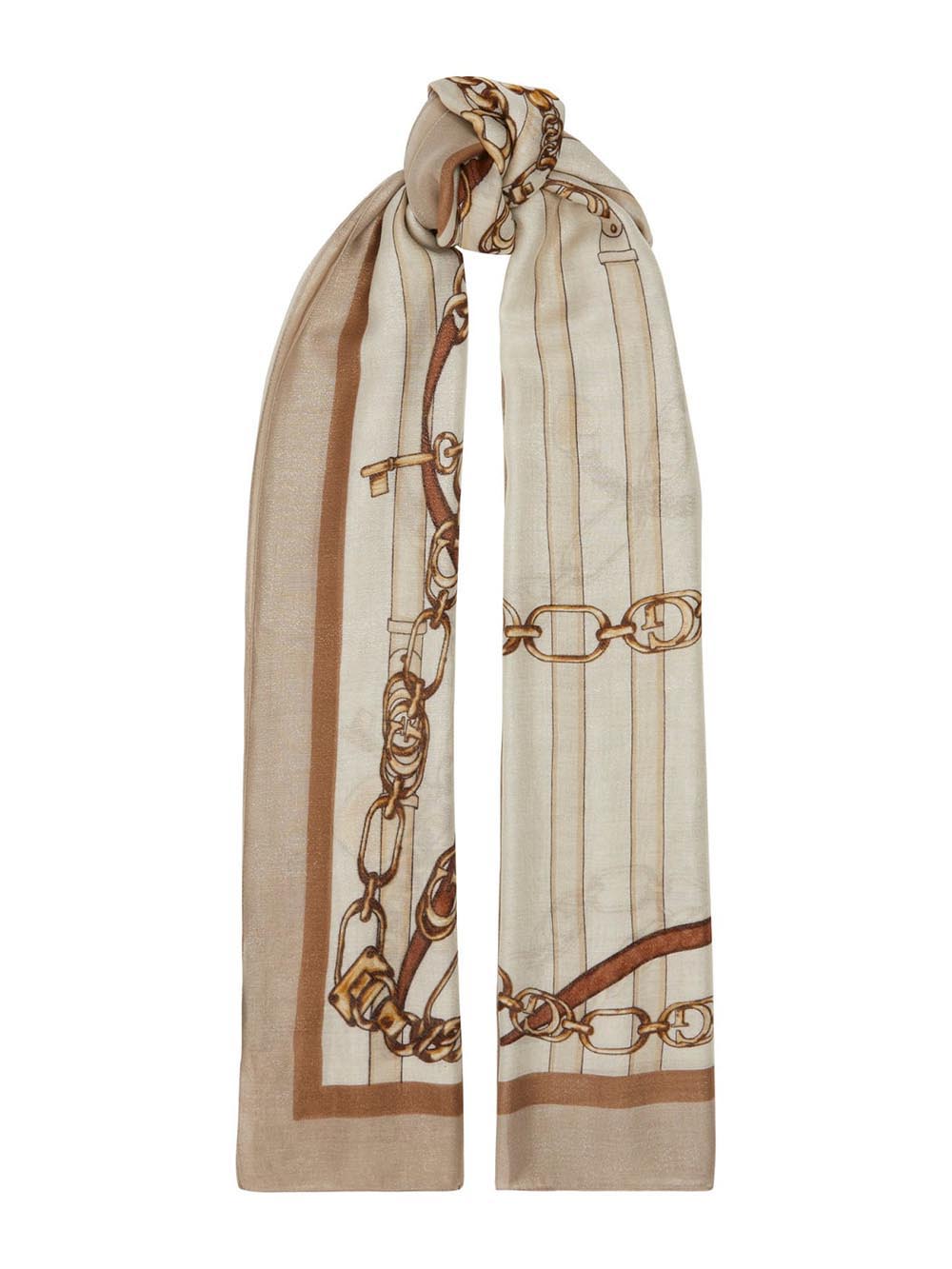Sciarpa Stampa a Catene 90X180 AW5351 Shell