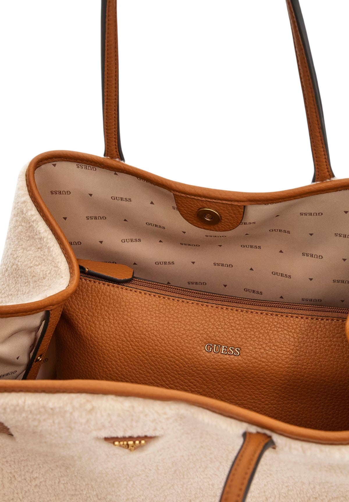 Borsa Tote Victtoria 2 In 1 HWWG95 Natural, Cognac