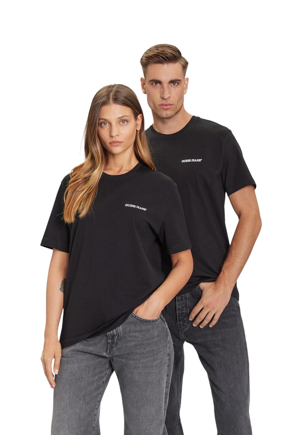 T-shirt a Maniche Corte Unisex M5BI78 Jet Black A996