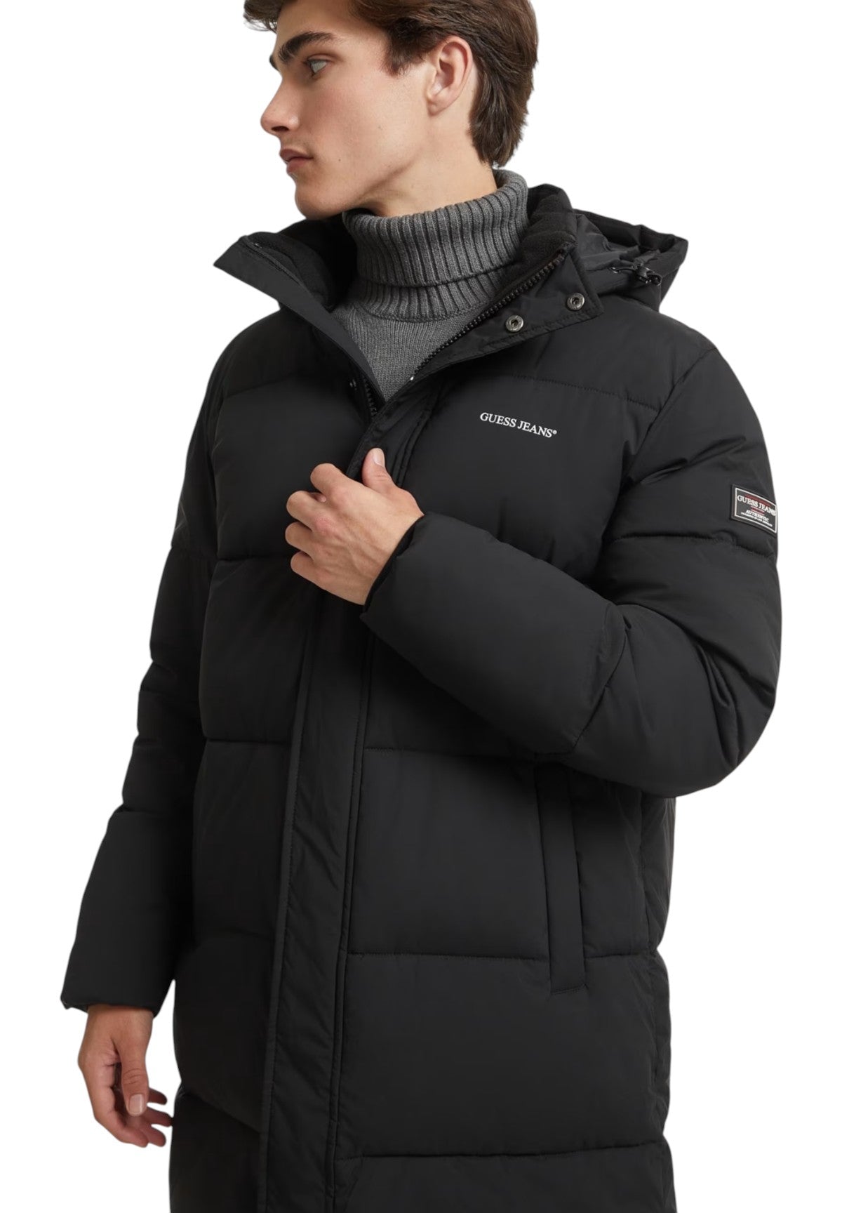 Maglione Girocollo W4BR10 Jet Black A996