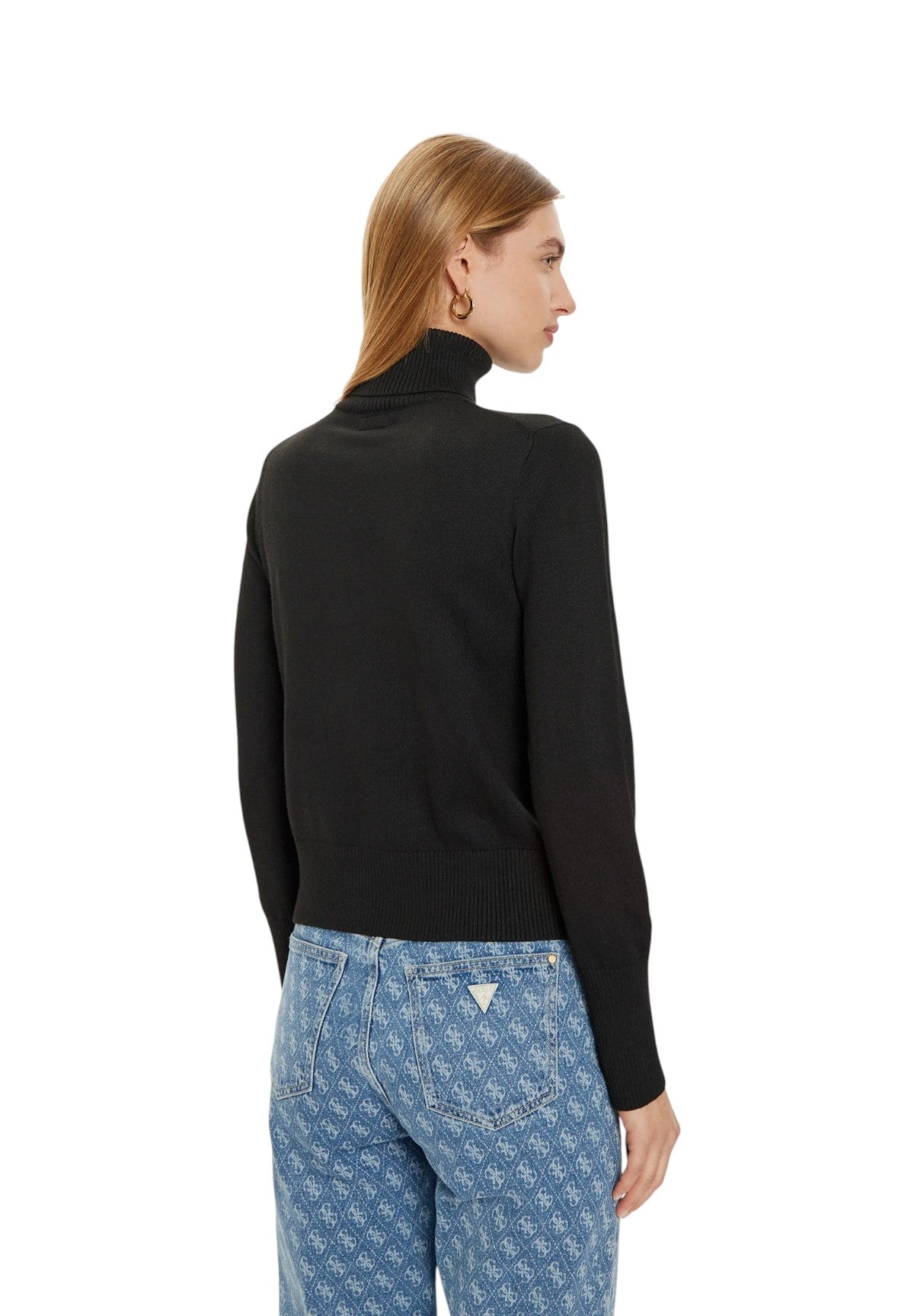 Maglione Collo Alto W4BR15 Jet Black A996