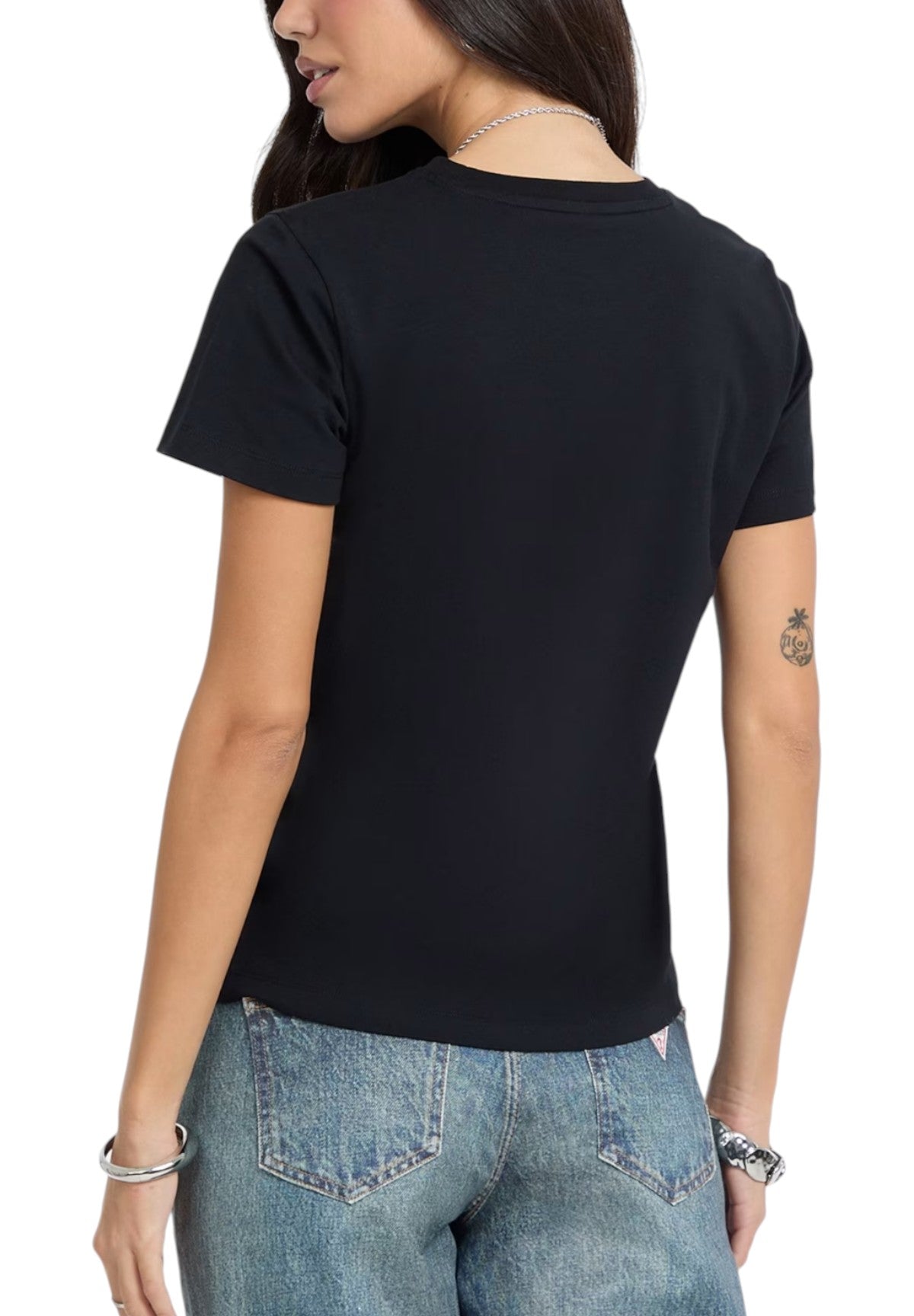 T-shirt a Maniche Corte W5BI09 Jet Black A996