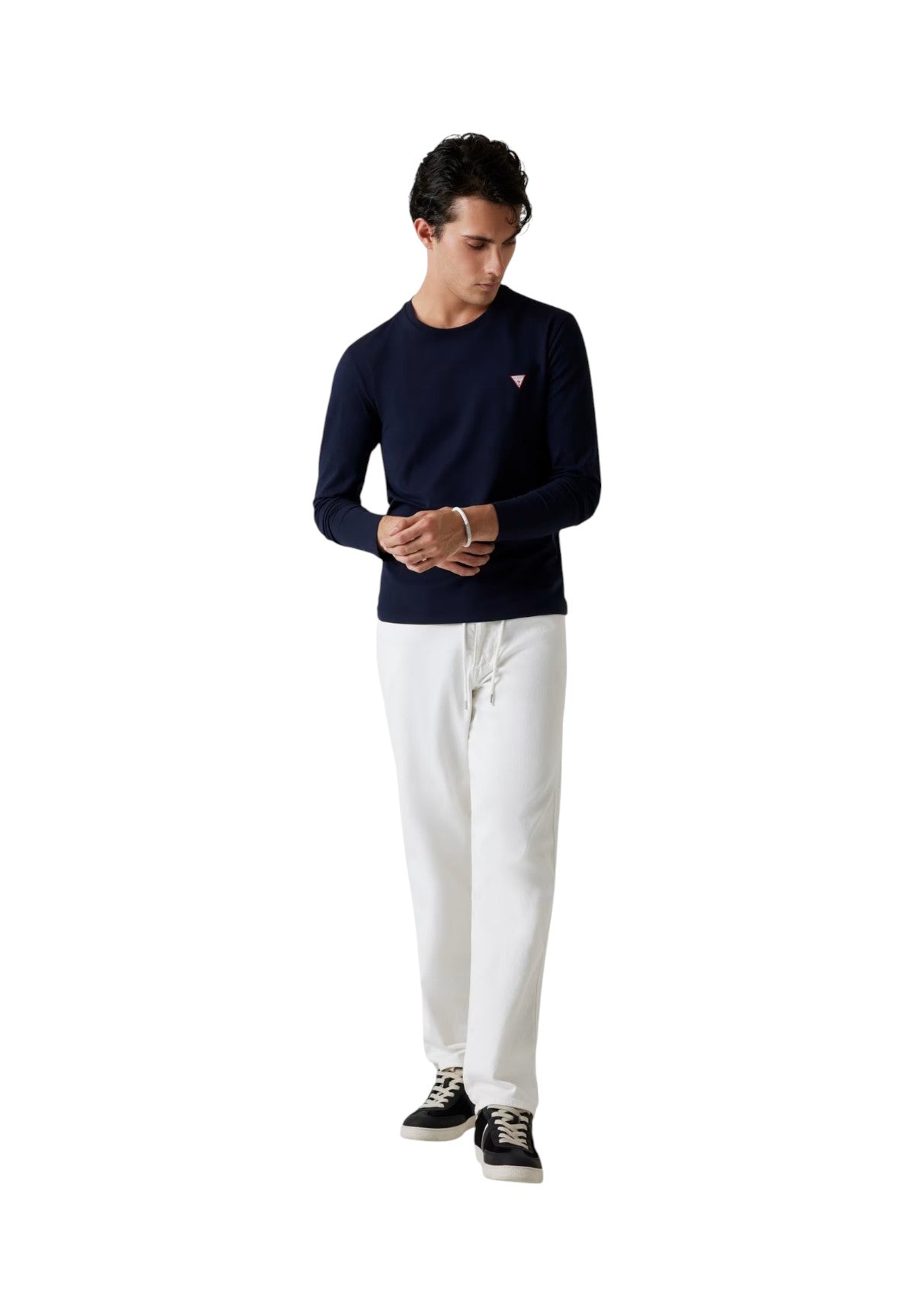 T-shirt a Maniche Lunghe M2YI28 Smart Blue