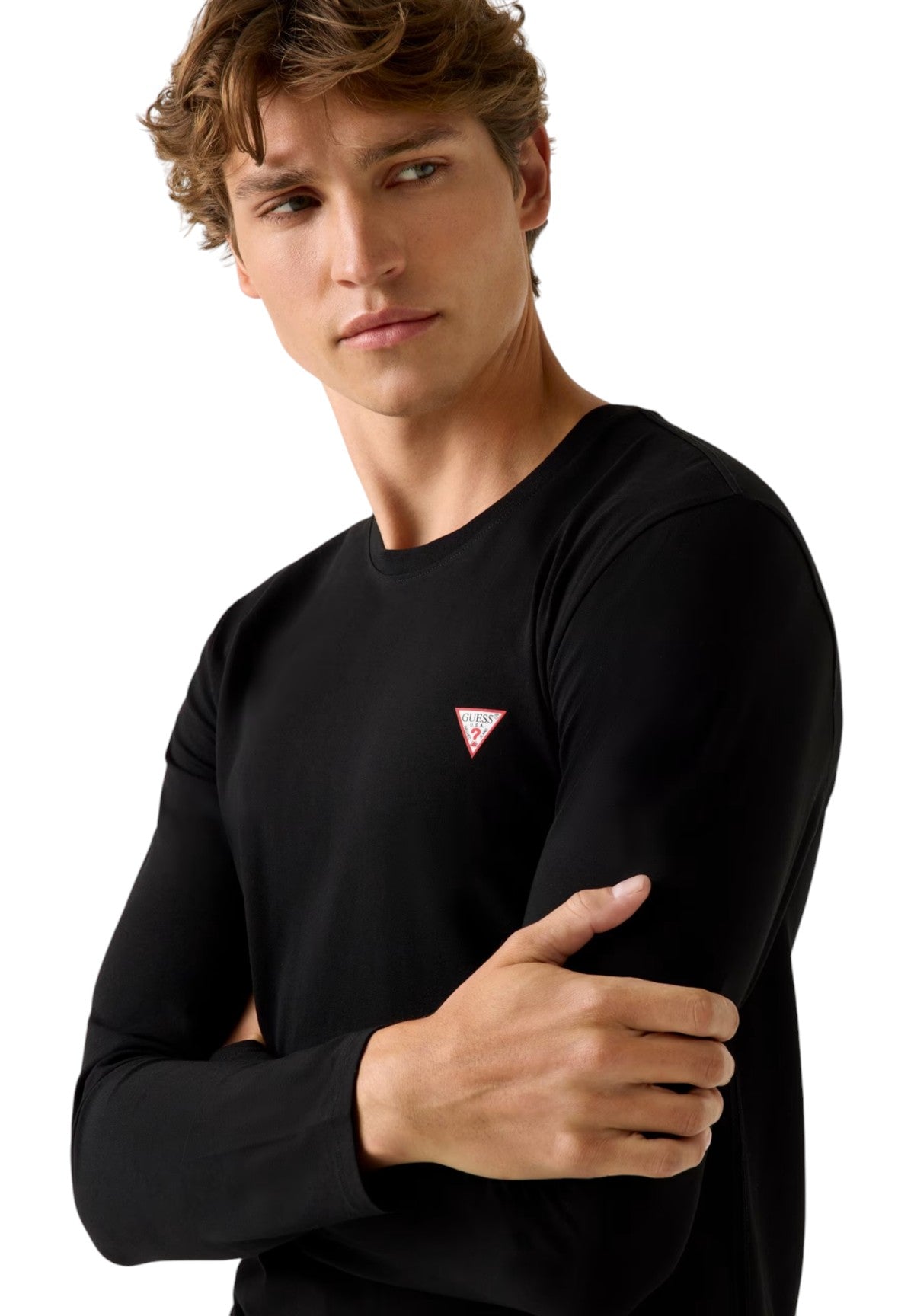 T-shirt a Maniche Lunghe M2YI28 Jet Black A996