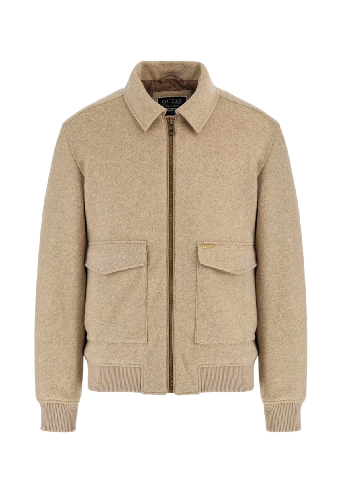 Giacca Misto Lana Melton M5BL2K English Brown Heathe