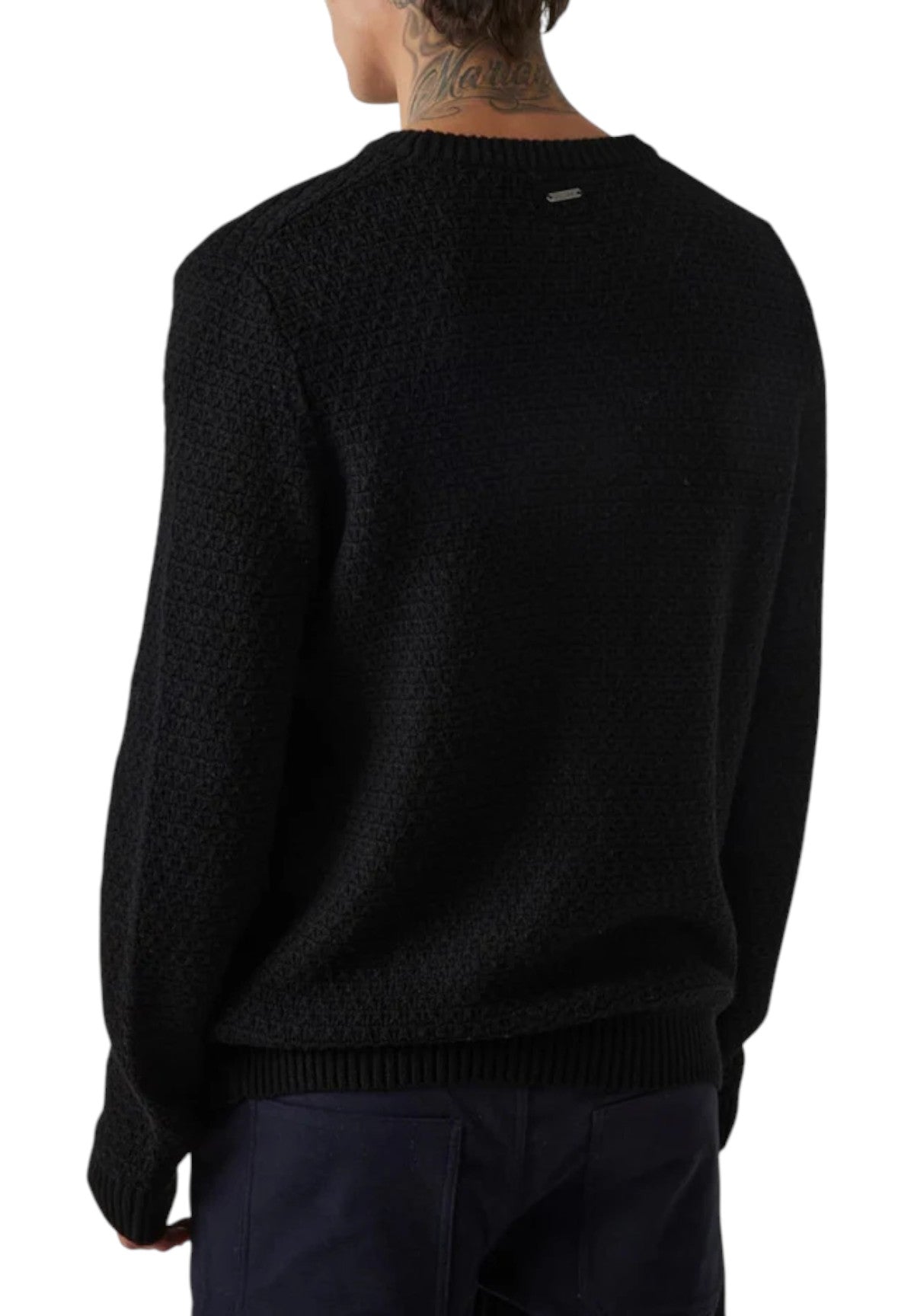 Maglione Girocollo Arlo M5BR33 Jet Black A996