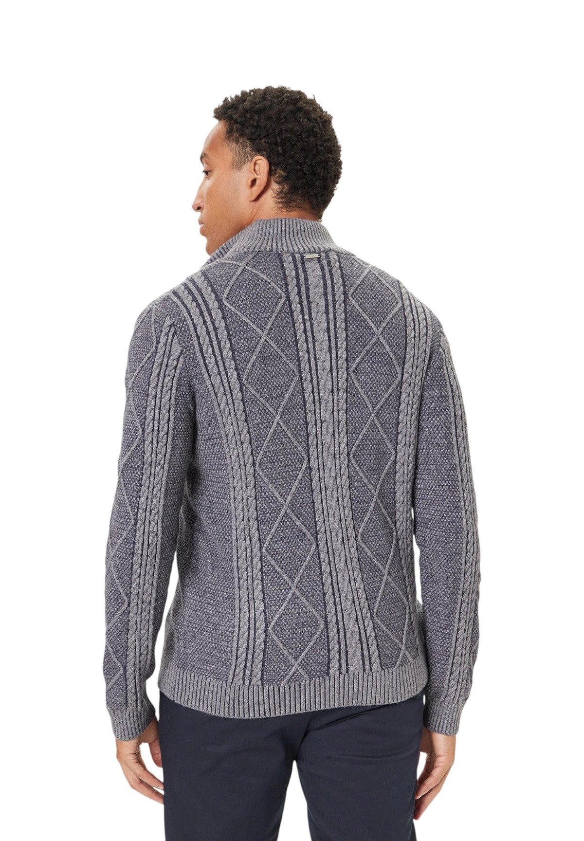 Maglione Collo Alto M5BR44 Marine Heather Multi