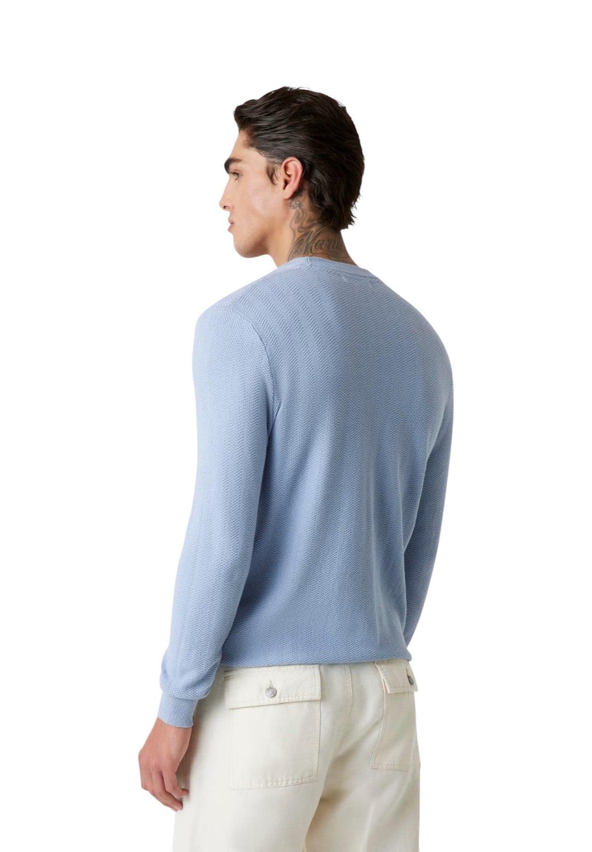 Maglione Girocollo Harding M5YR01 Nimbus Blue