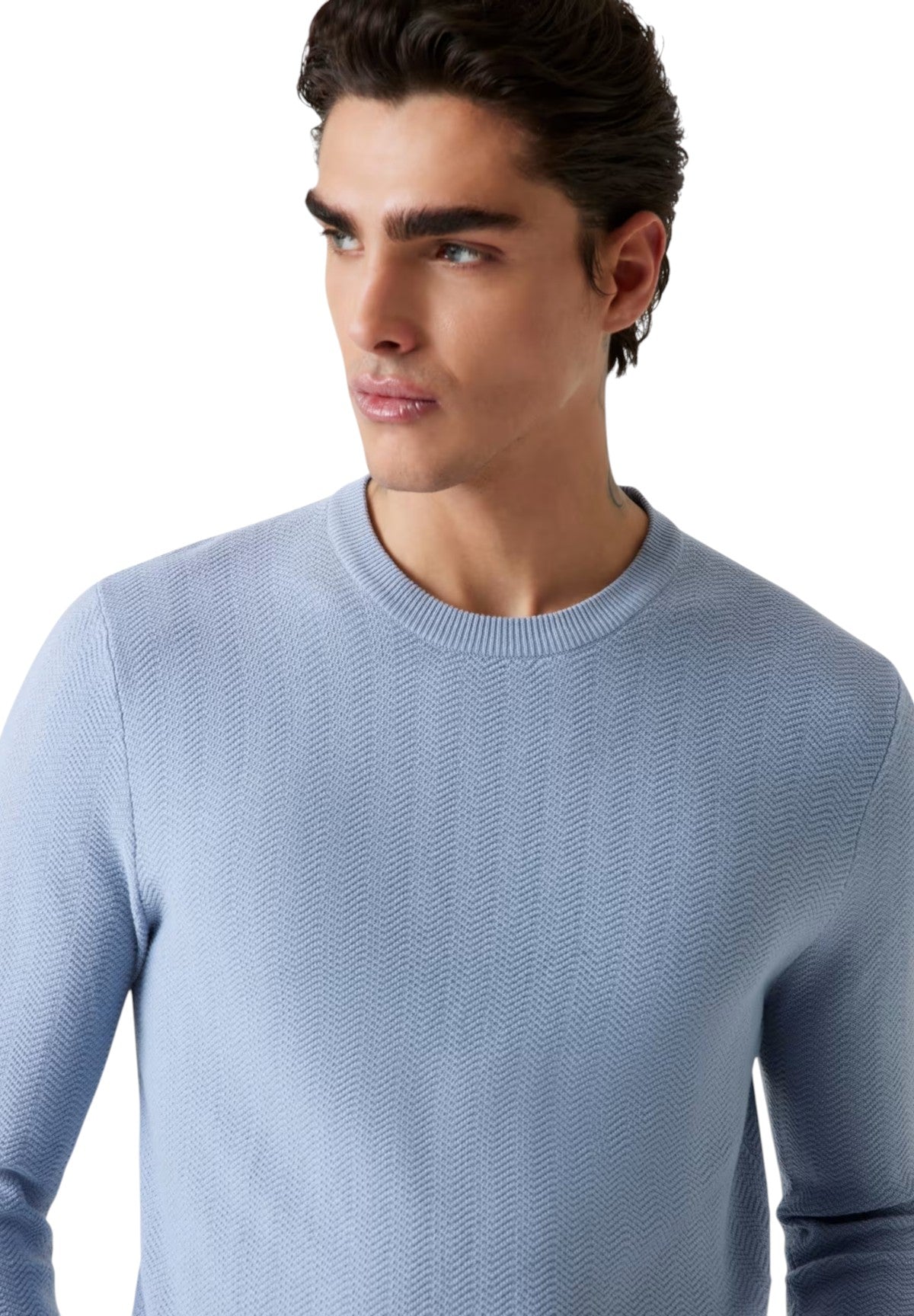 Maglione Girocollo Harding M5YR01 Nimbus Blue