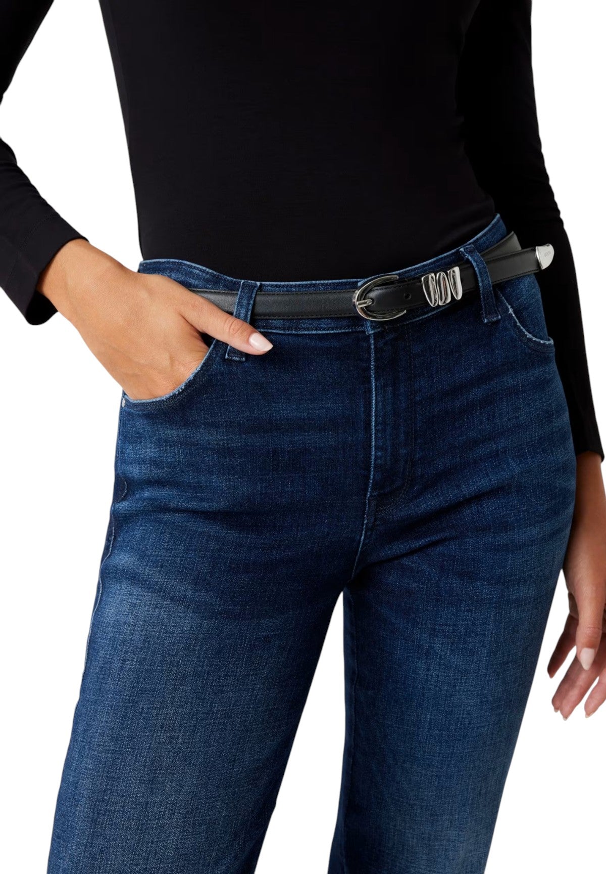 Jeans Sexy Straight W5BA15 Snow Fall