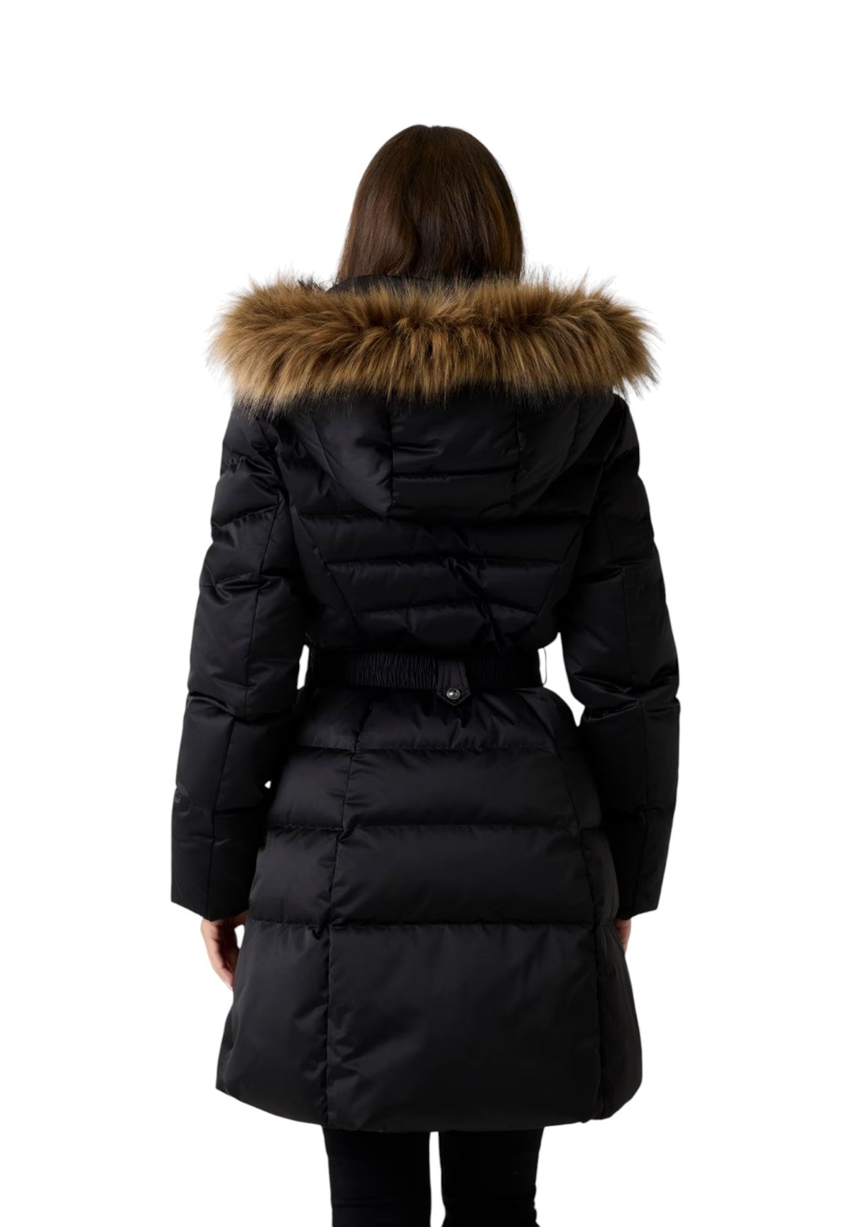 Piumino Pesante Marina W5BL30 Jet Black Multi