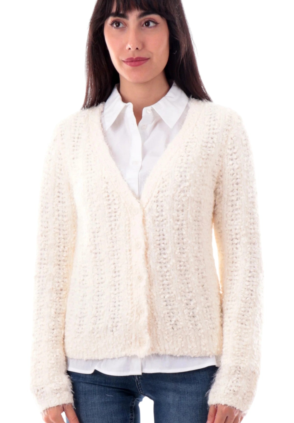 Cardigan Bea W5BR19 Dove white