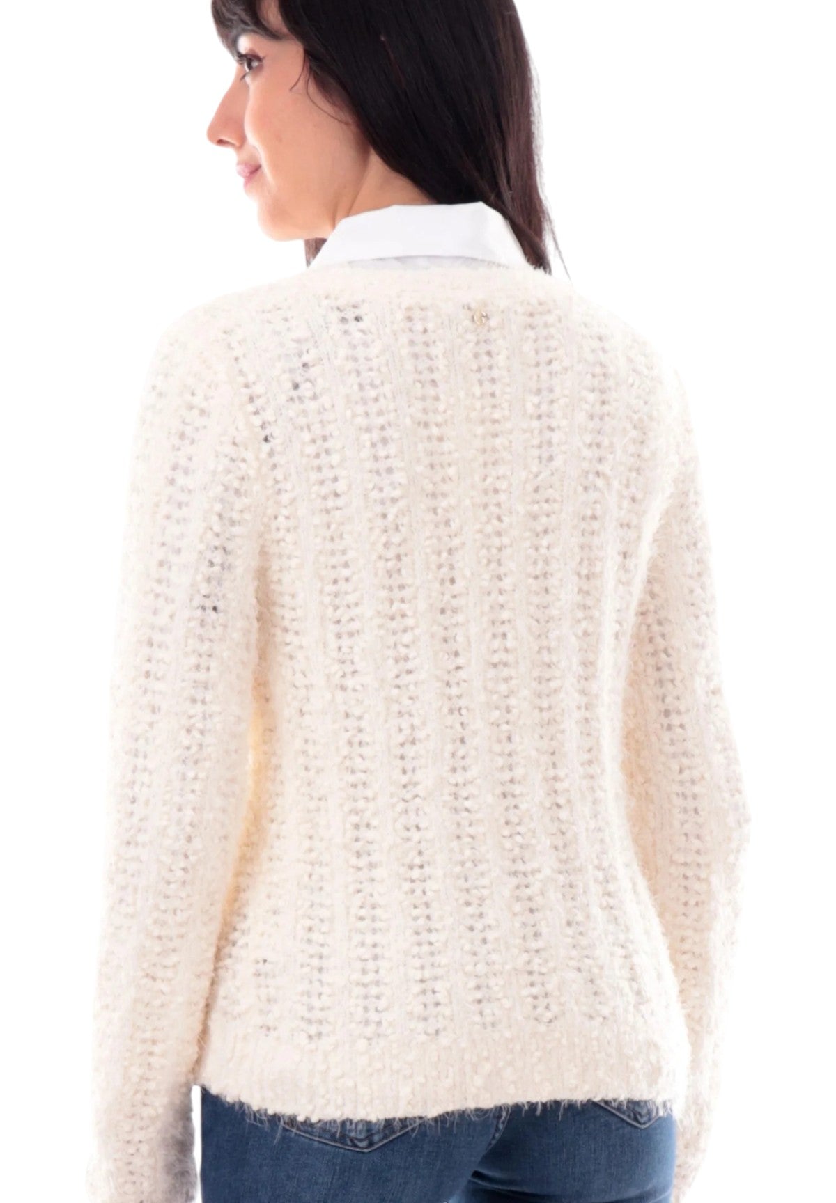 Cardigan Bea W5BR19 Dove white