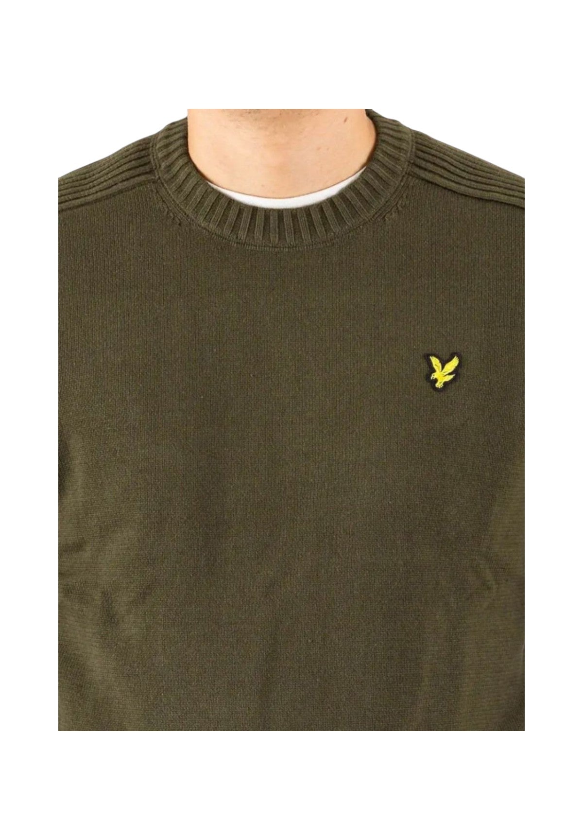 Maglione Girocollo KN1925COT Verde