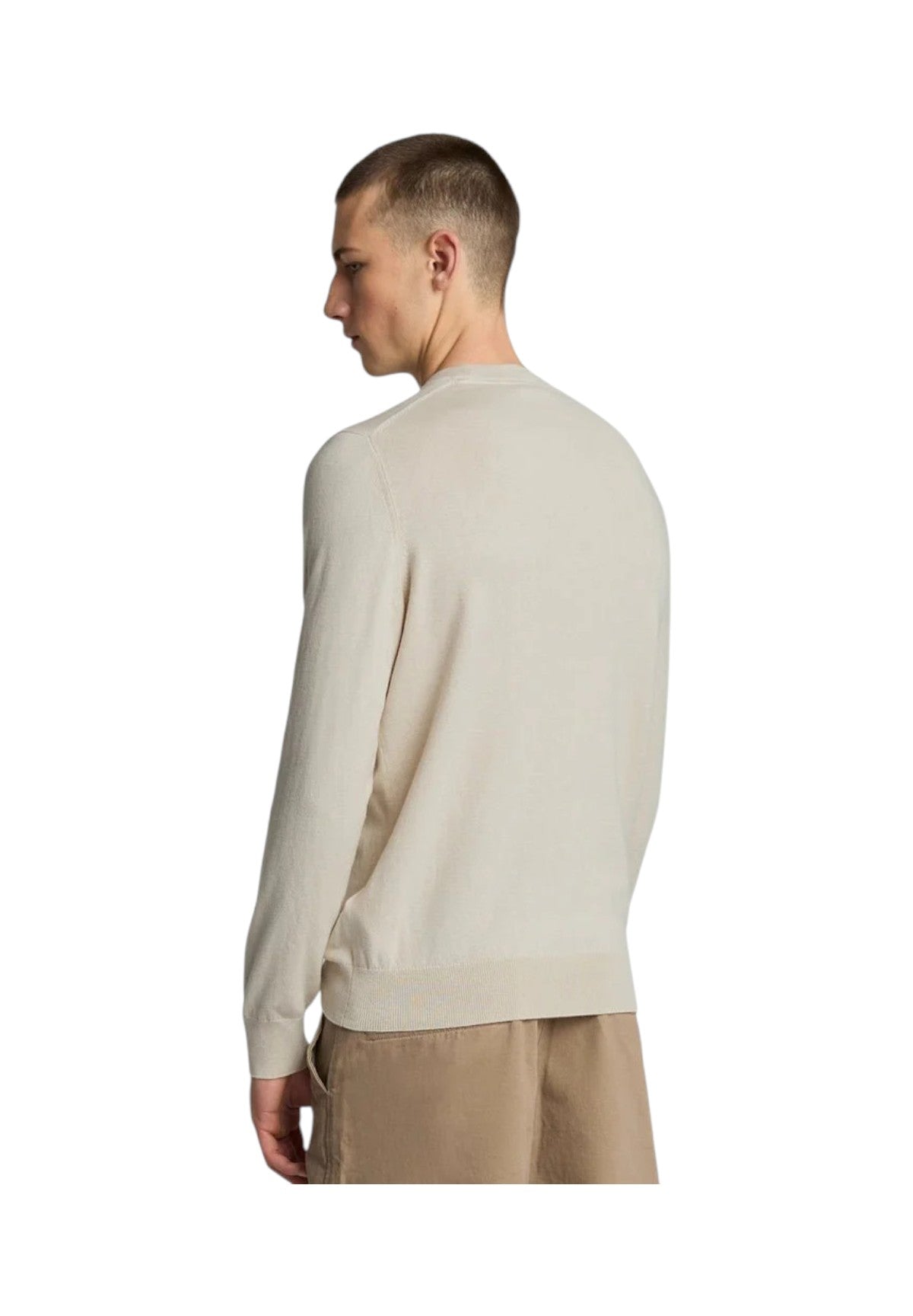 Maglione Girocollo KN2110COT Beige