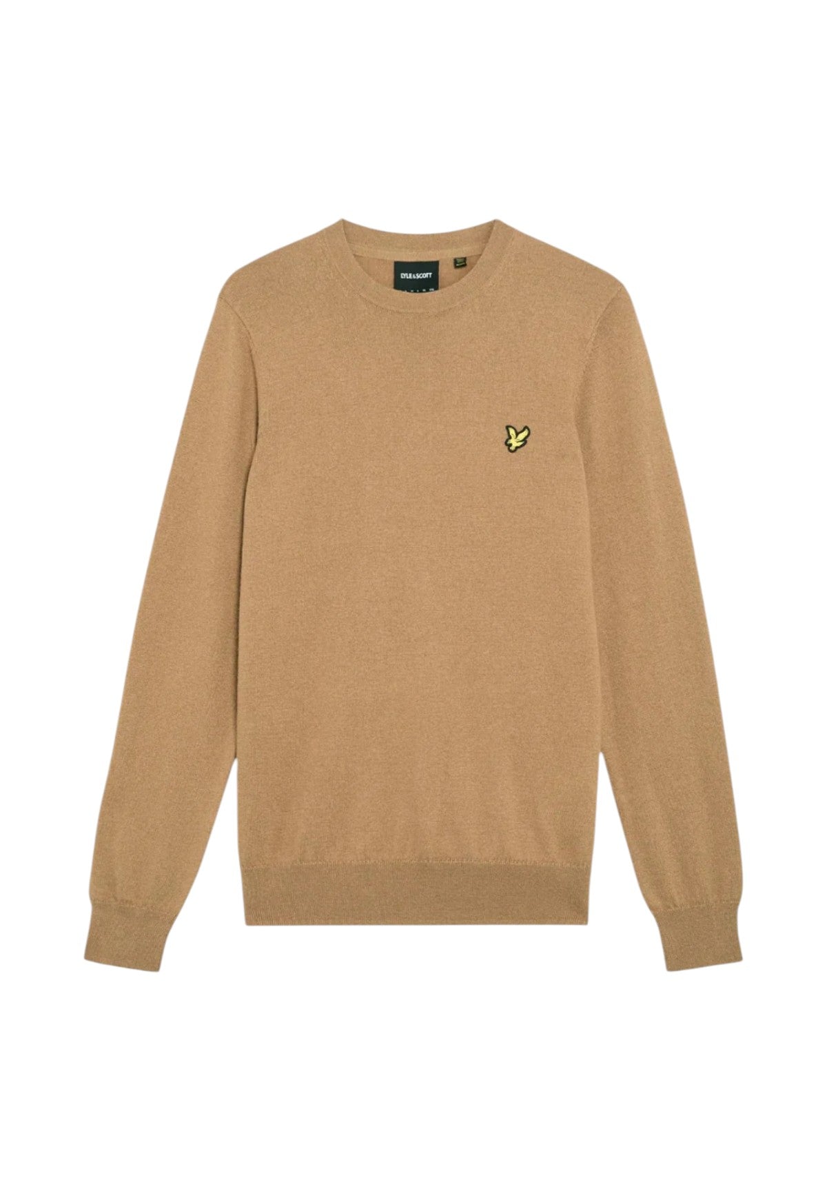 Maglione Girocollo KN2110COT Cammello