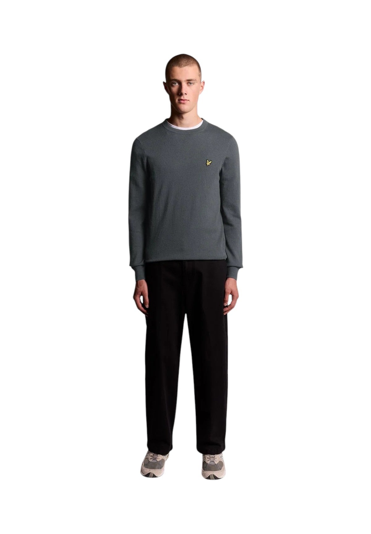 Maglione Girocollo KN2110COT Antracite