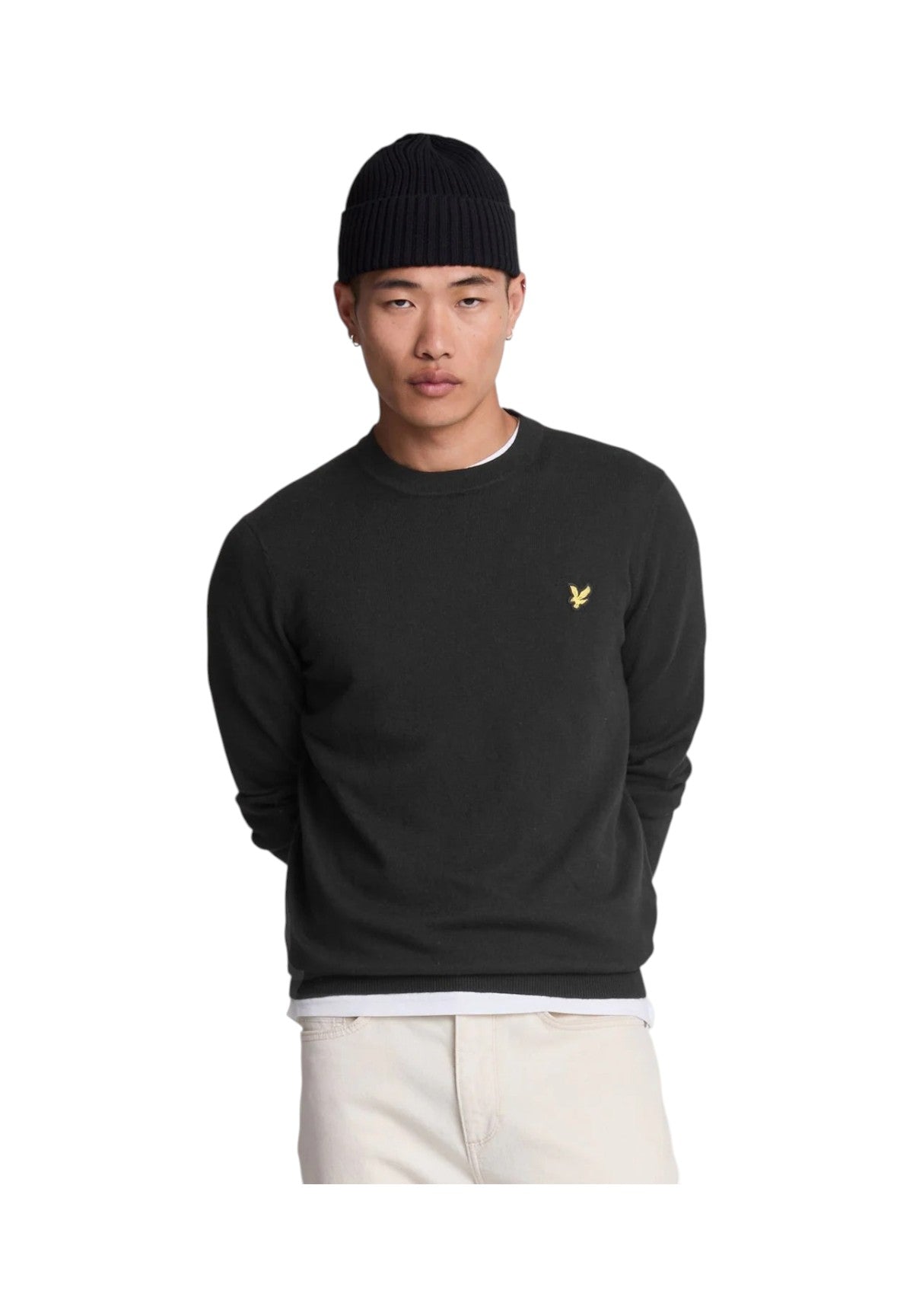 Maglione Girocollo KN2110COT Nero
