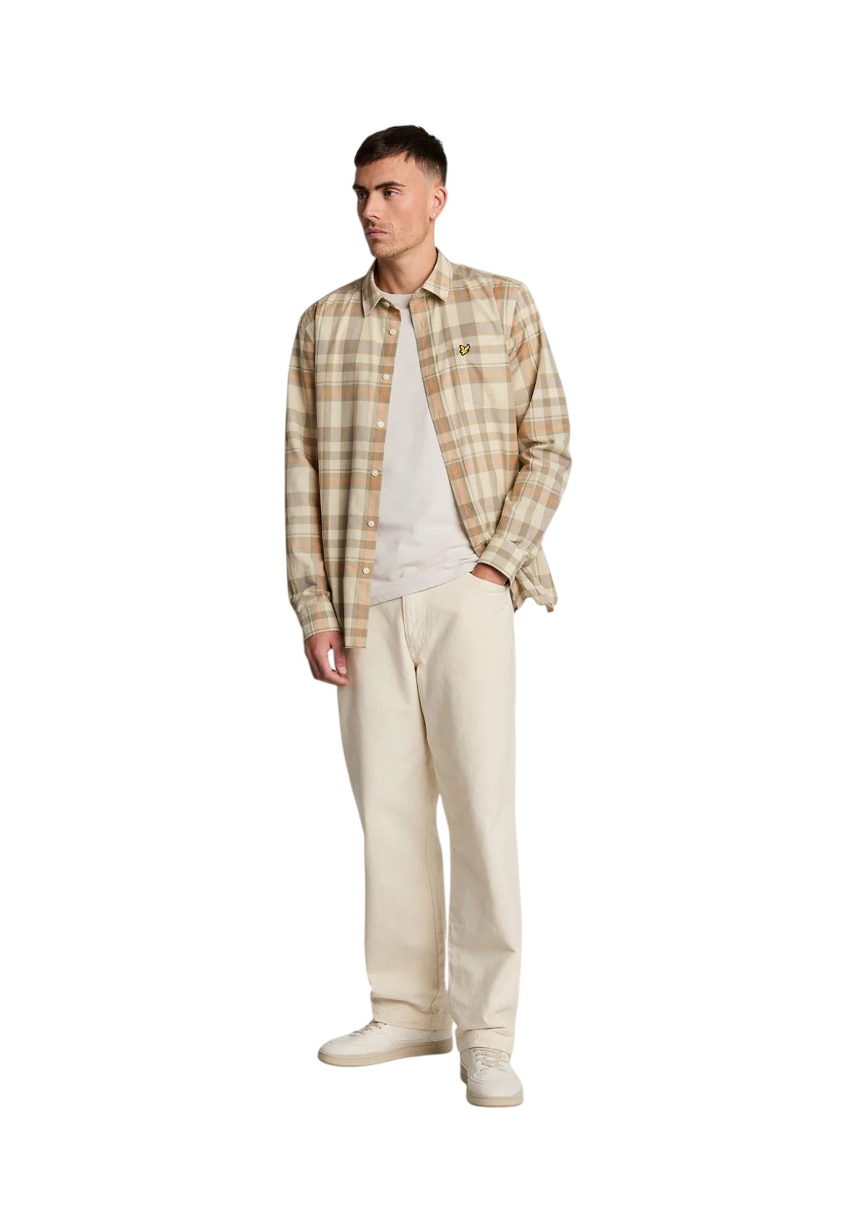 T-shirt a Maniche Corte TS400 Beige
