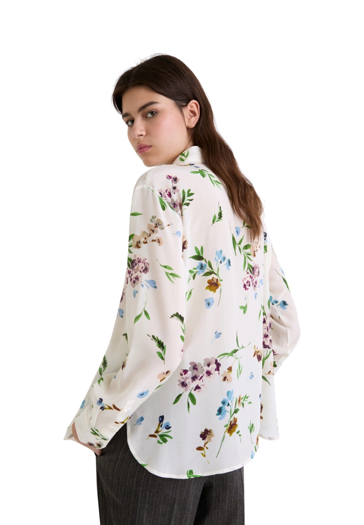 Camicia a Maniche Lunghe 2523116132200 FARETRA Panna