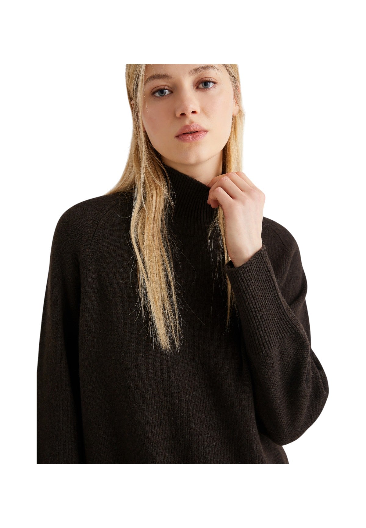 Maglione Collo Alto ISMAELE Marrone