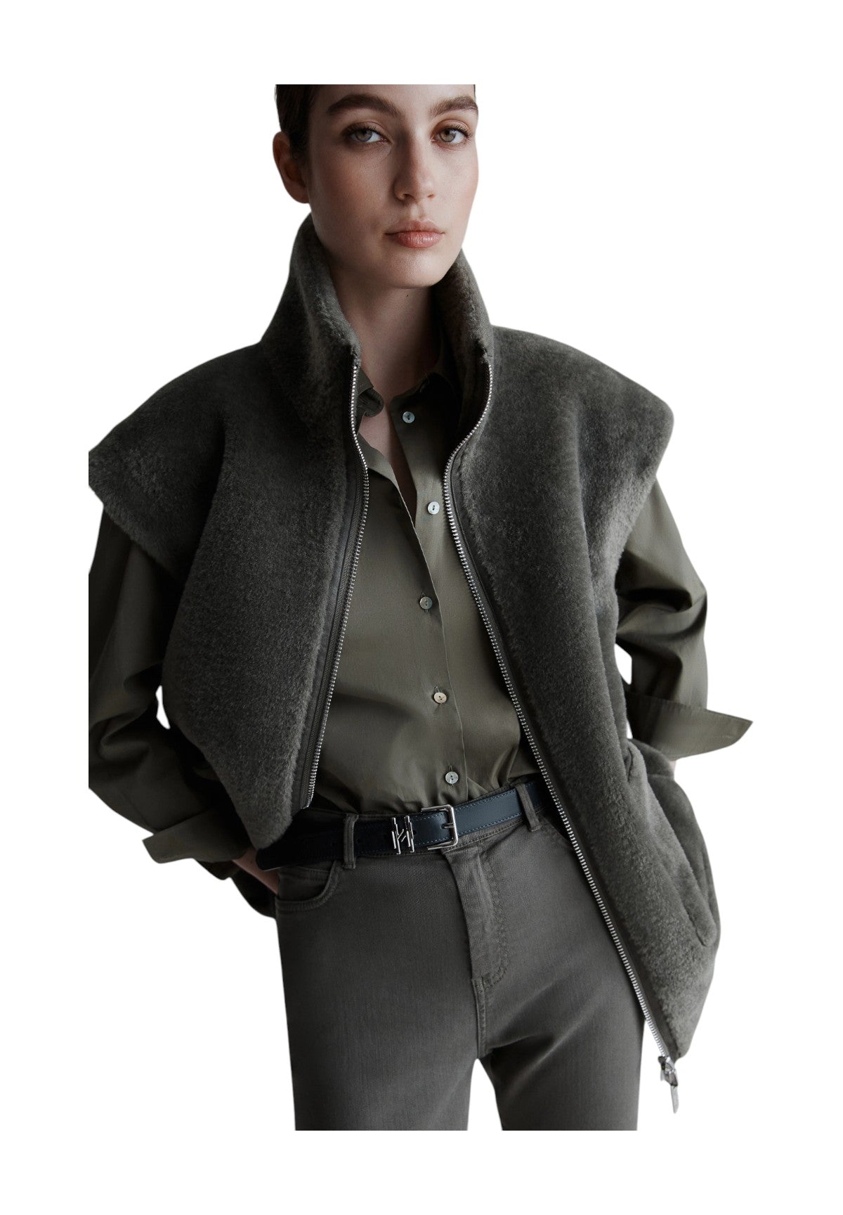 Smanicato Gilet NAVAL Oliva
