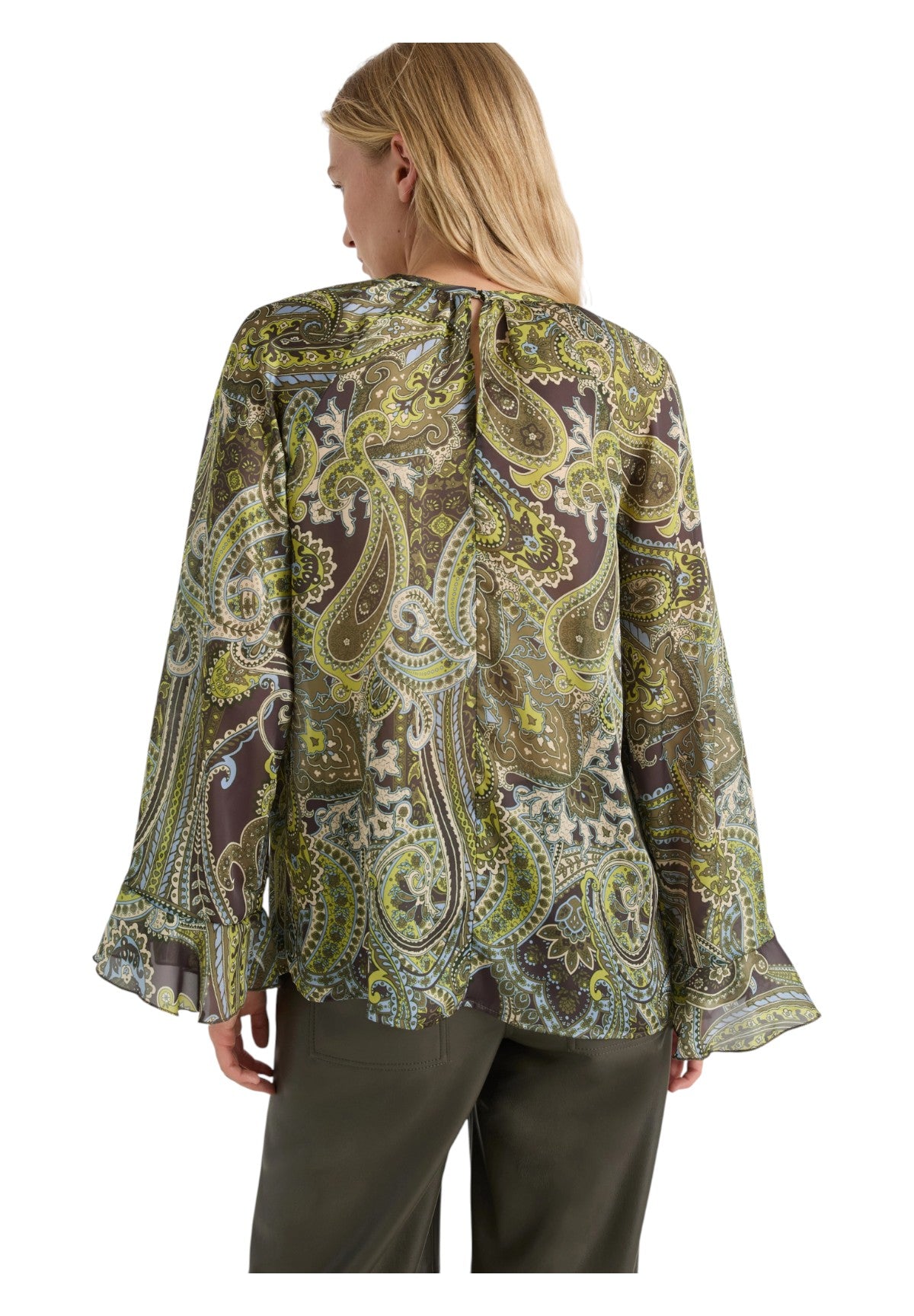 Camicia* 2524116032200 NAVARRA Verde acido