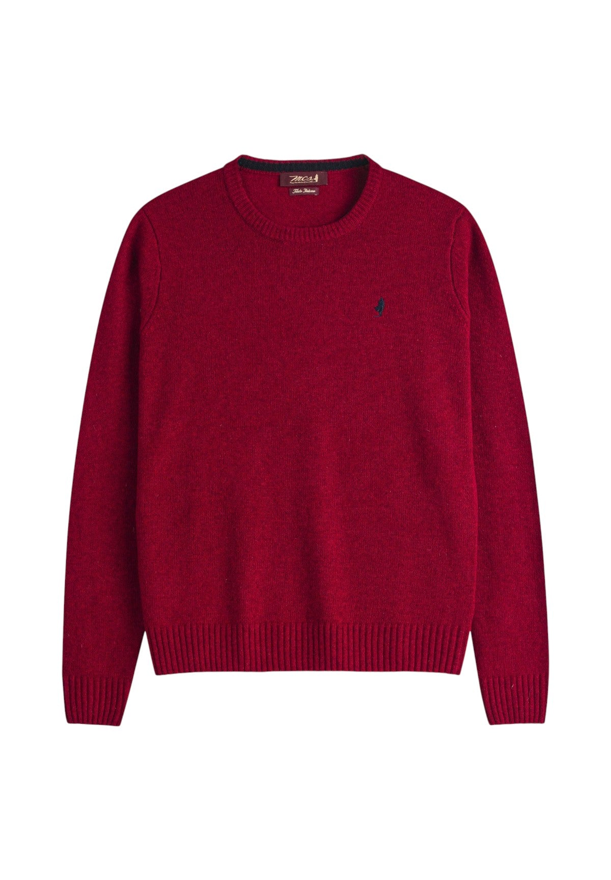 Maglione Girocollo G7 Lambswool Crewneck Knit 11MKN104-03502 Oriental Red