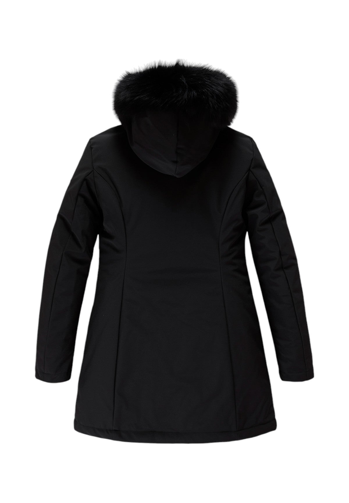 Piumino Pesante LADY TECH/1 FUR JACKET Black