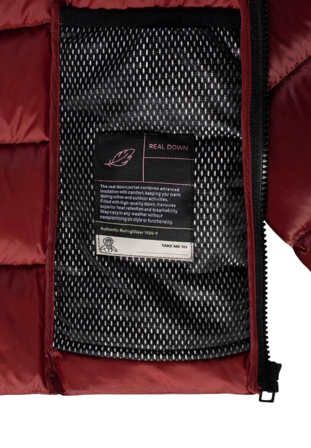 Piumino Pesante MEAD FUR JACKET Merlot