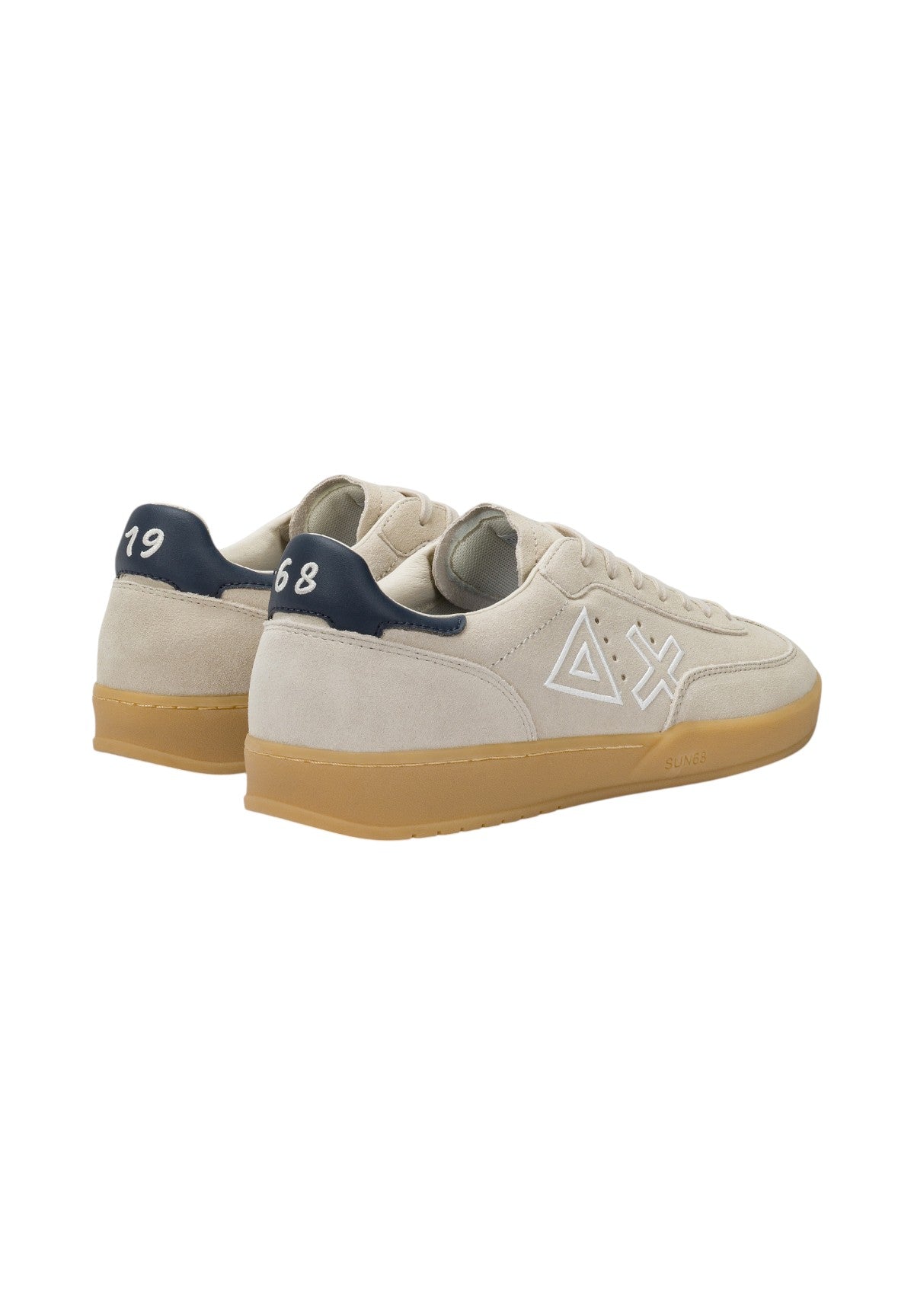 Sneakers California Sun Suede Z45140 Bianco Panna