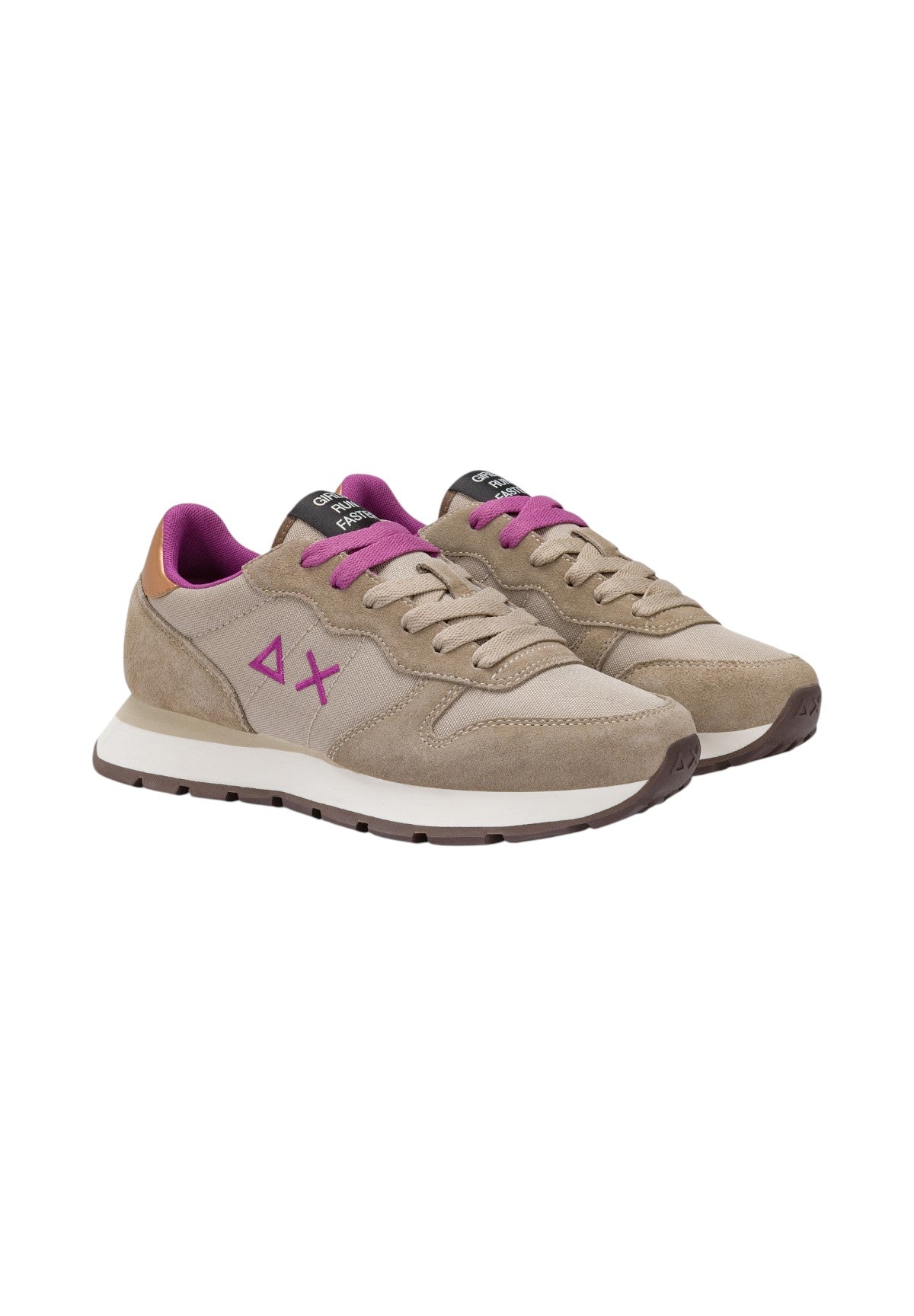 Sneakers Ally Solid Z45201 Beige Scuro