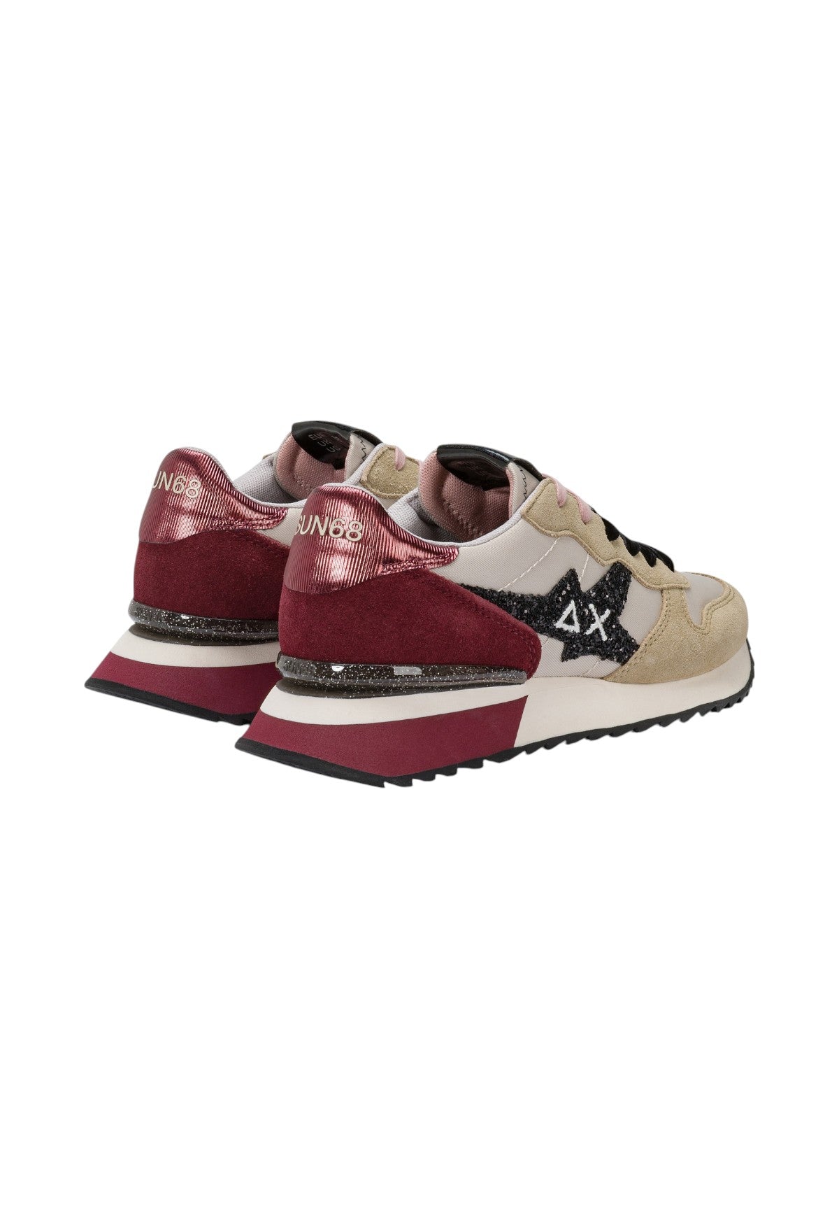 Sneakers Stargirl Glitter Logo Z45217 Beige, Bordeaux
