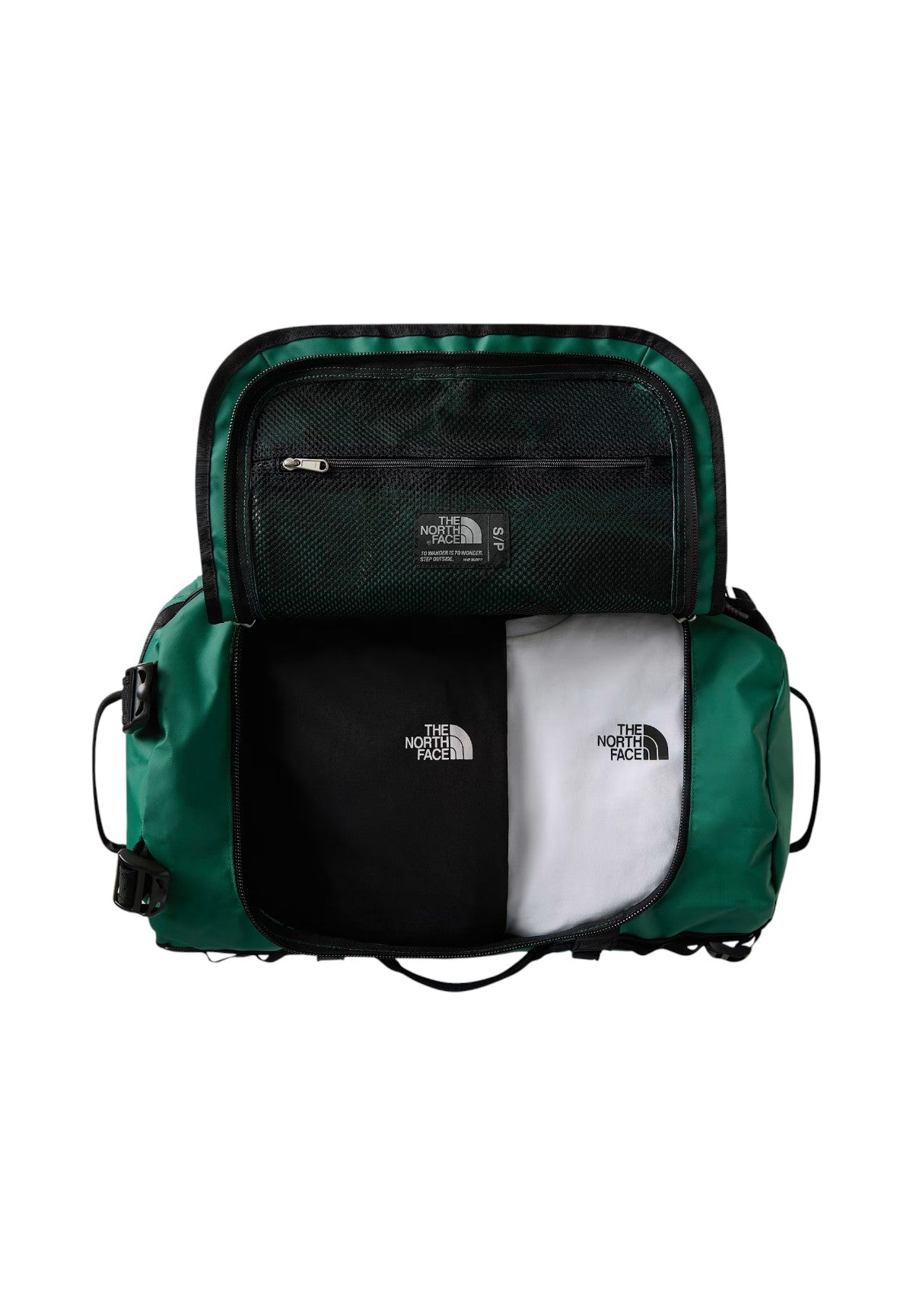 Borsone Base Camp - S NF0A52ST Verde, nero