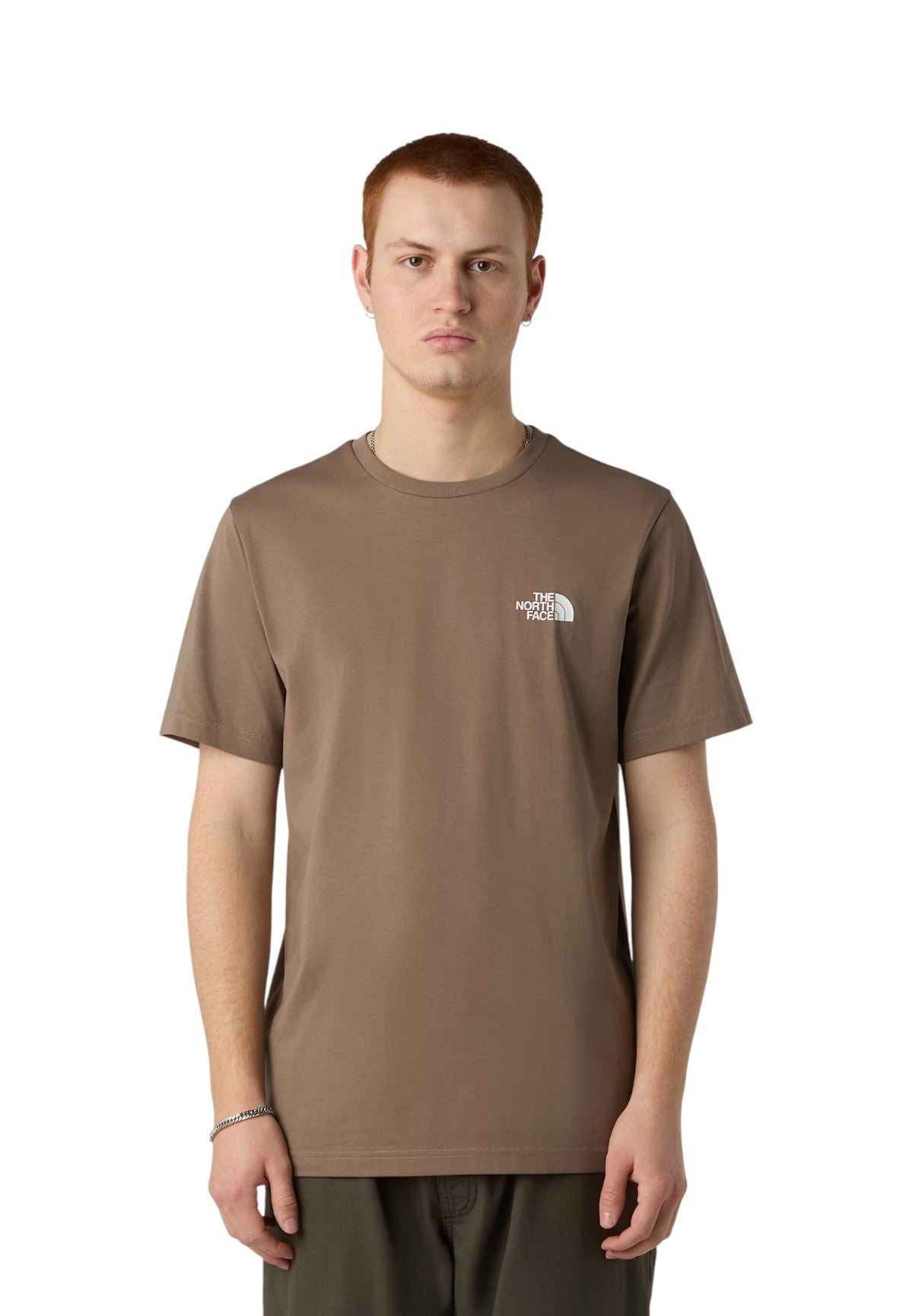 T-shirt a Maniche Corte Simple Dome NF0A87NG Marrone