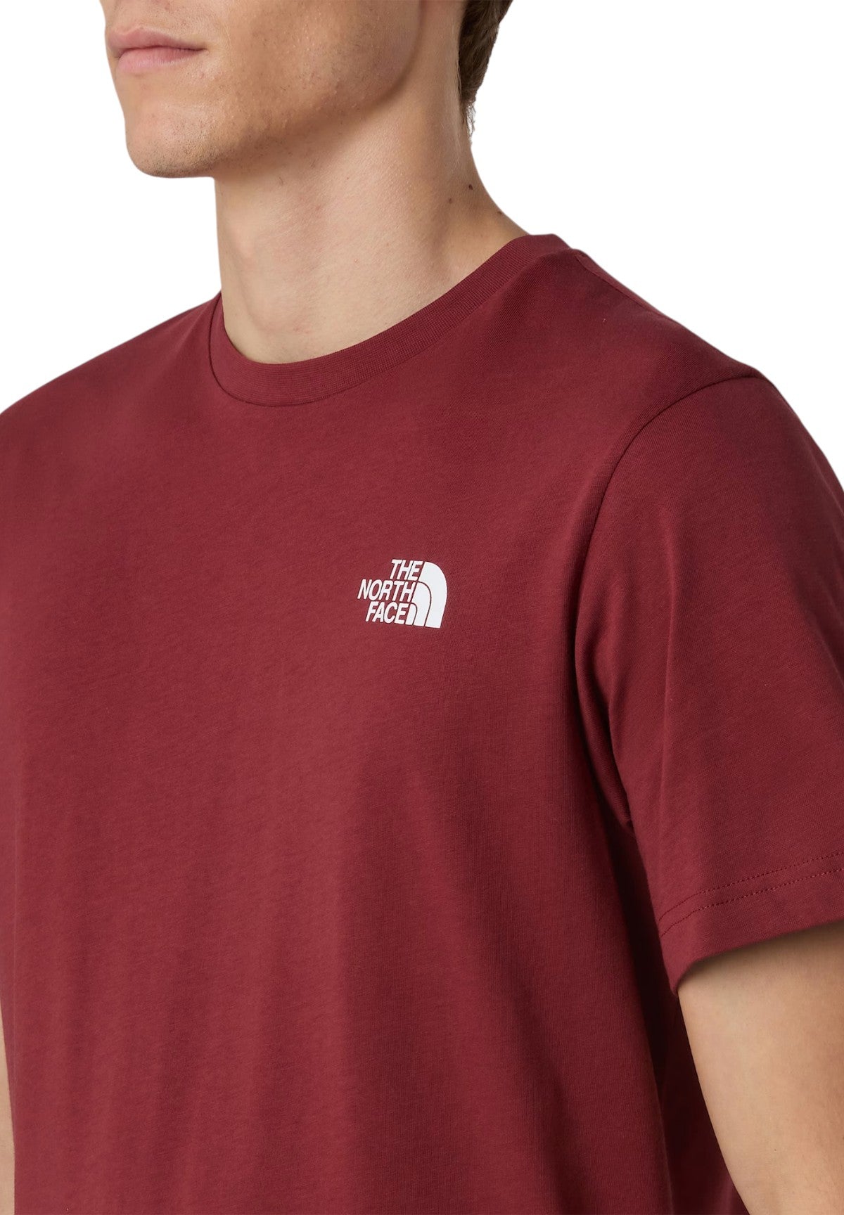T-shirt a Maniche Corte Box NSE NF0A87NP Bordeaux