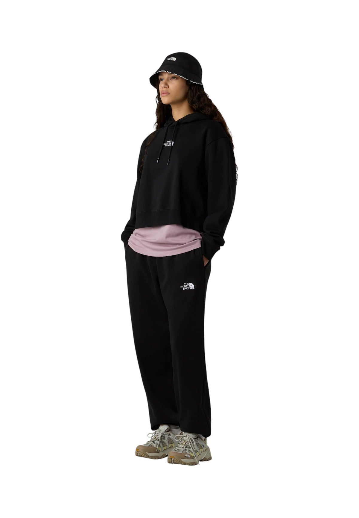 Felpa Pullover con Cappuccio NF0A89EX Nero