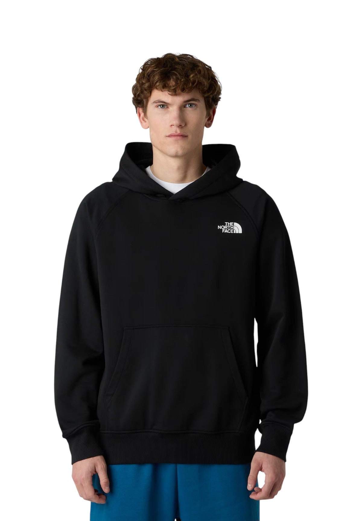 Felpa Pullover con Cappuccio Raglan Box NSE NF0A89F9 Nero