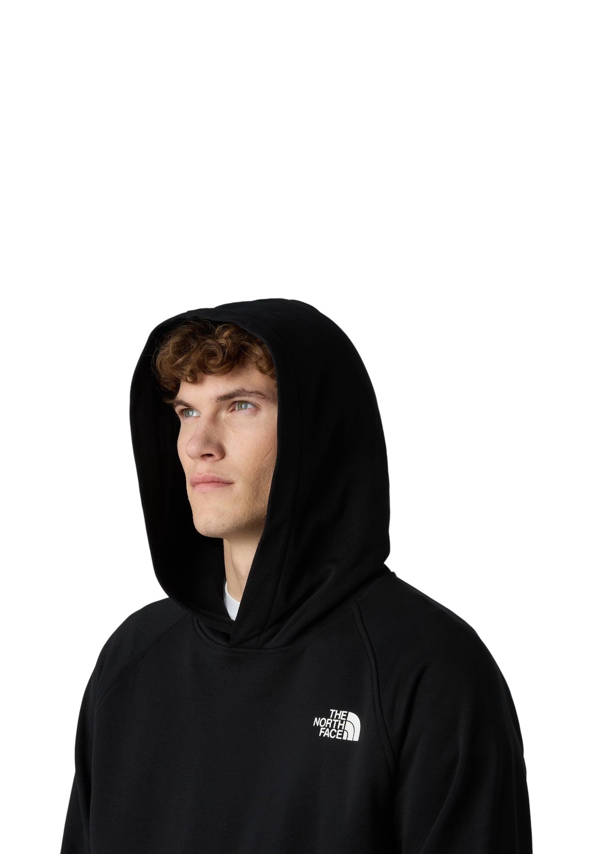 Felpa Pullover con Cappuccio Raglan Box NSE NF0A89F9 Nero