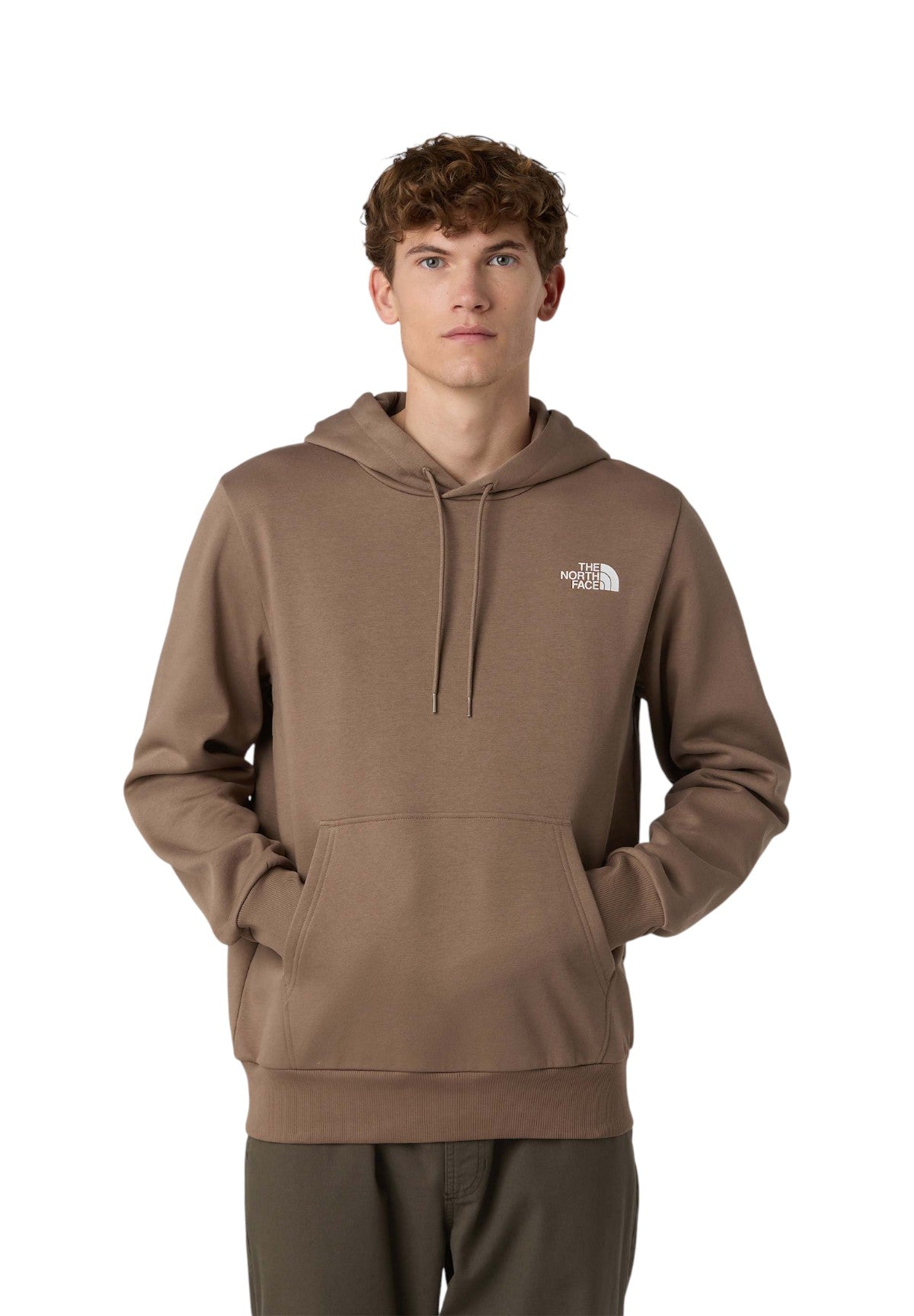 Felpa Pullover con Cappuccio Simple Dome NF0A89FC Marrone