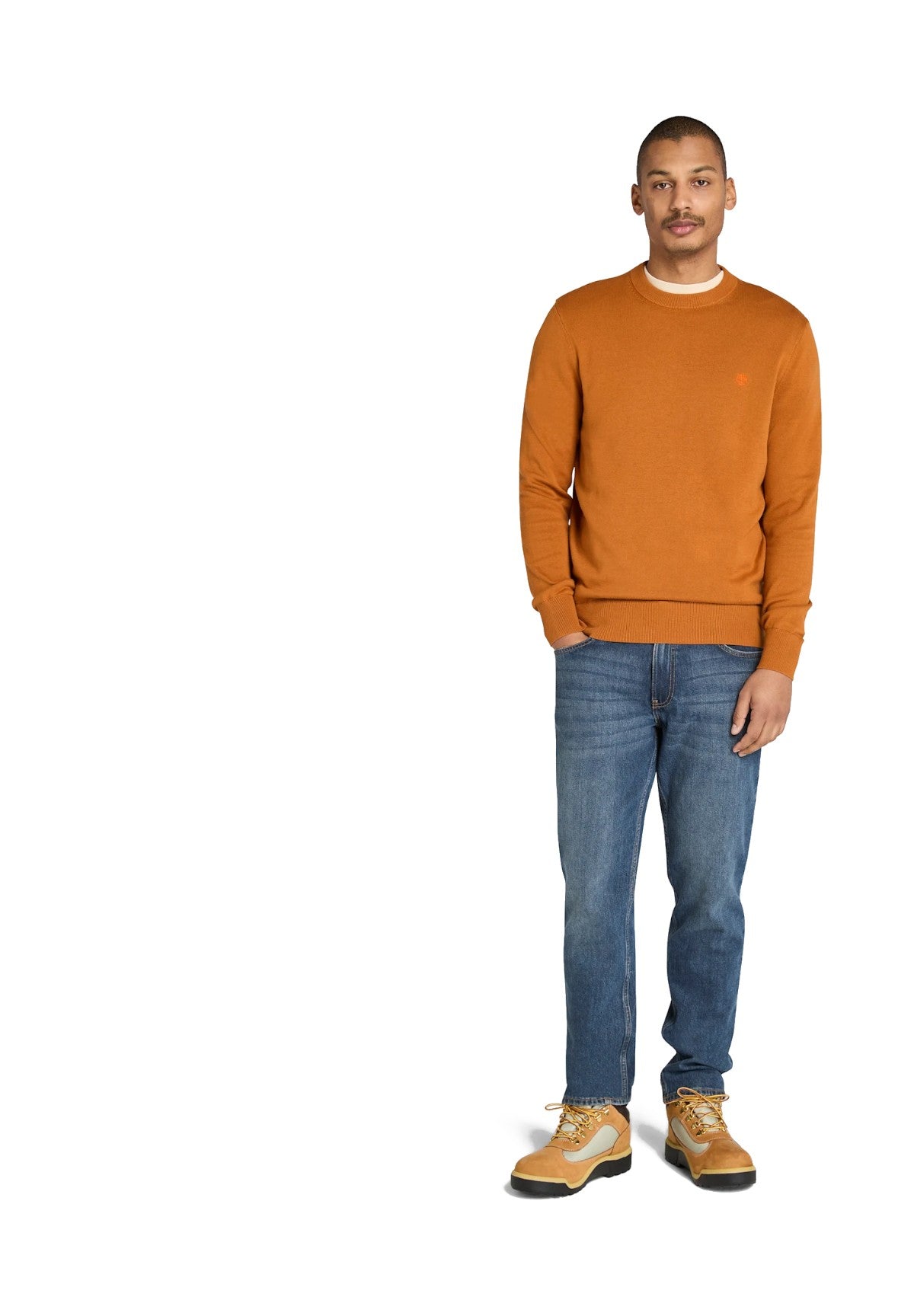 Maglione Girocollo Williams River TB0A2BMM Leather Brown