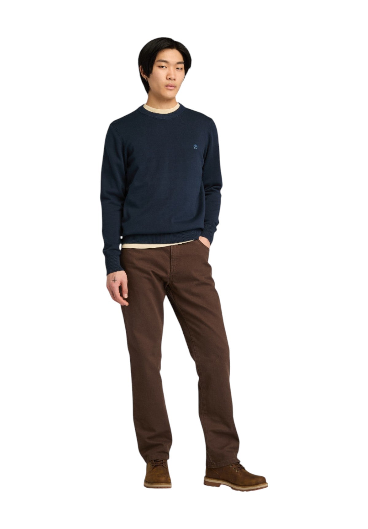 Maglione Girocollo Williams River TB0A2BMM Dark Sapphire, Dark Denim