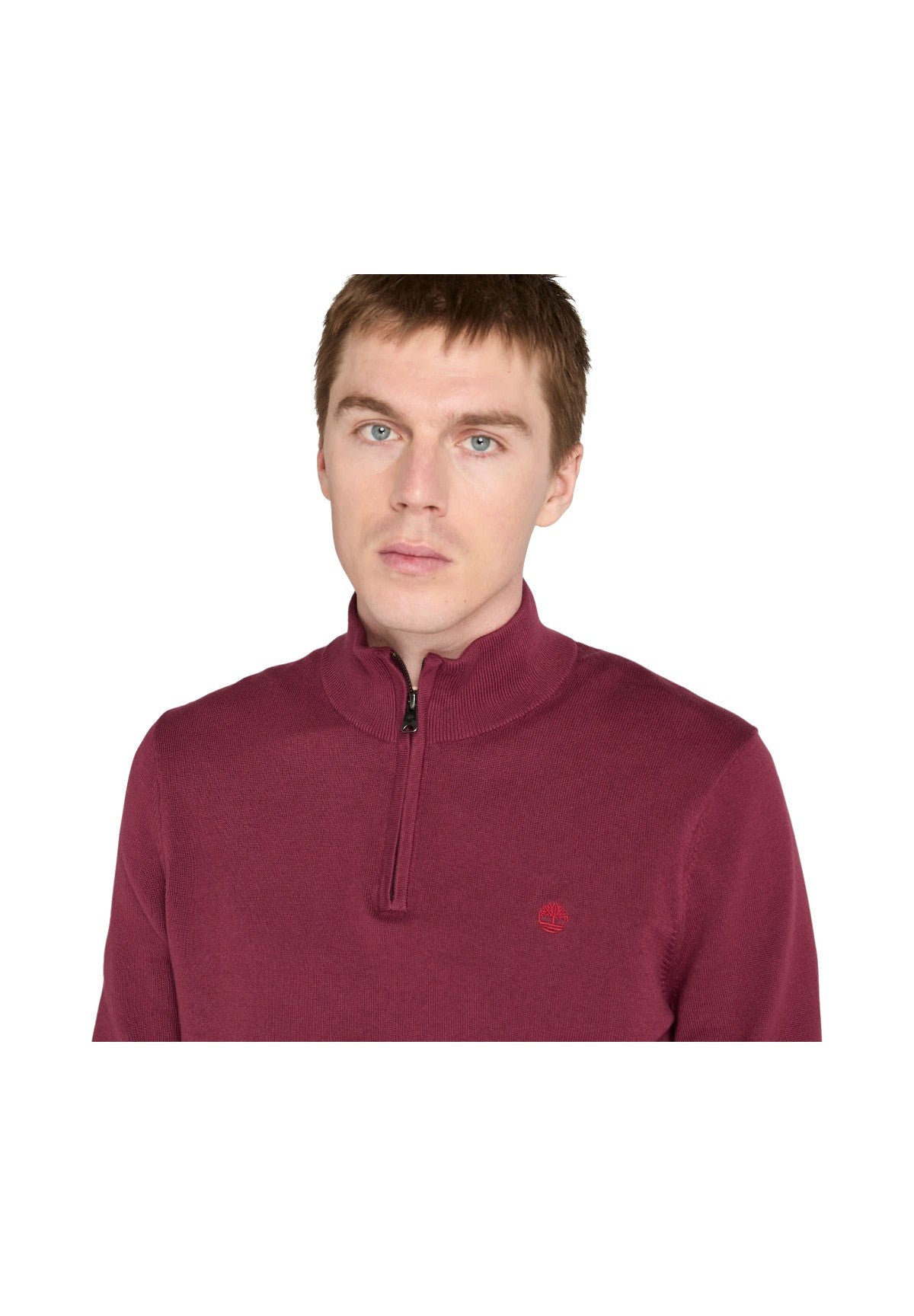 Maglione Collo Alto Williams River Cotton TB0A2BMX Burgundy