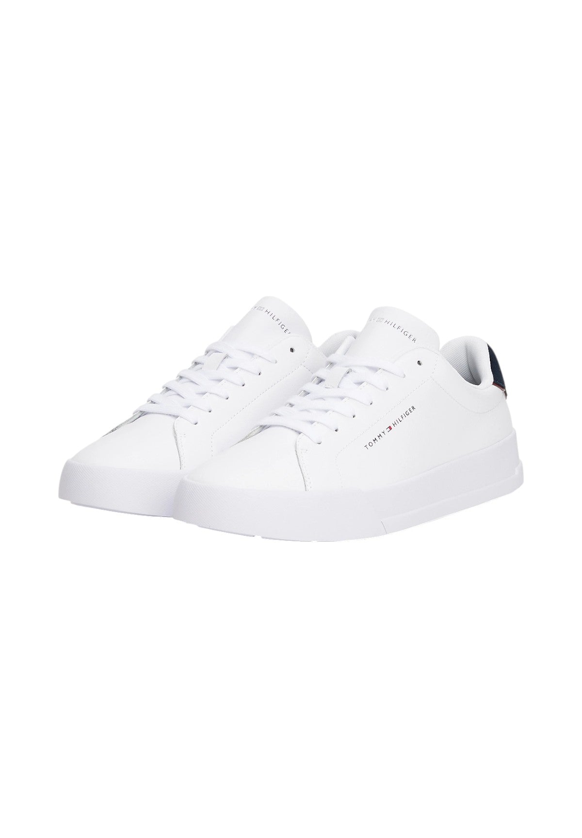 Sneakers Th Court Lth Detail FM0FM05367 White, Desert Sky