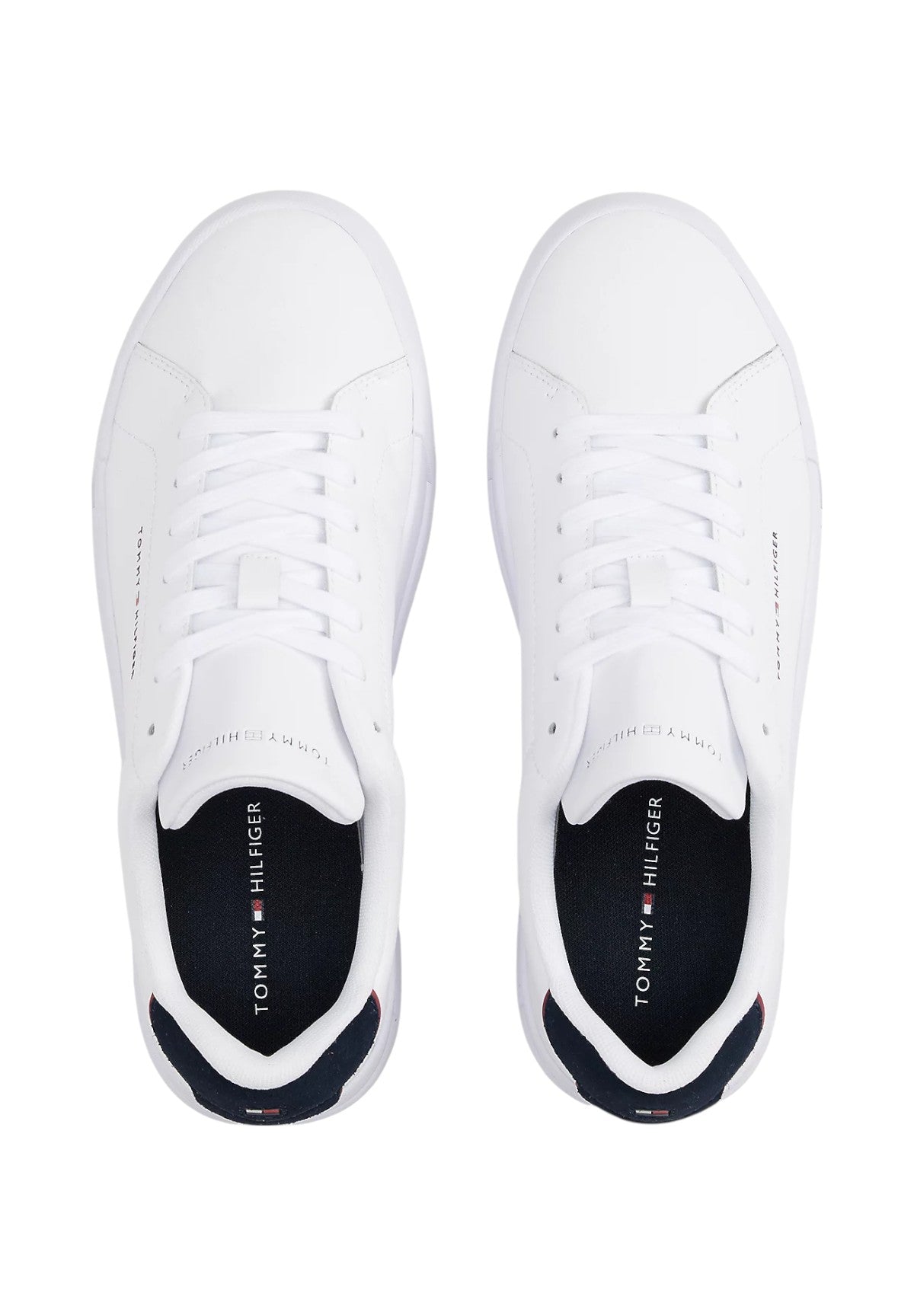 Sneakers Th Court Lth Detail FM0FM05367 White, Desert Sky