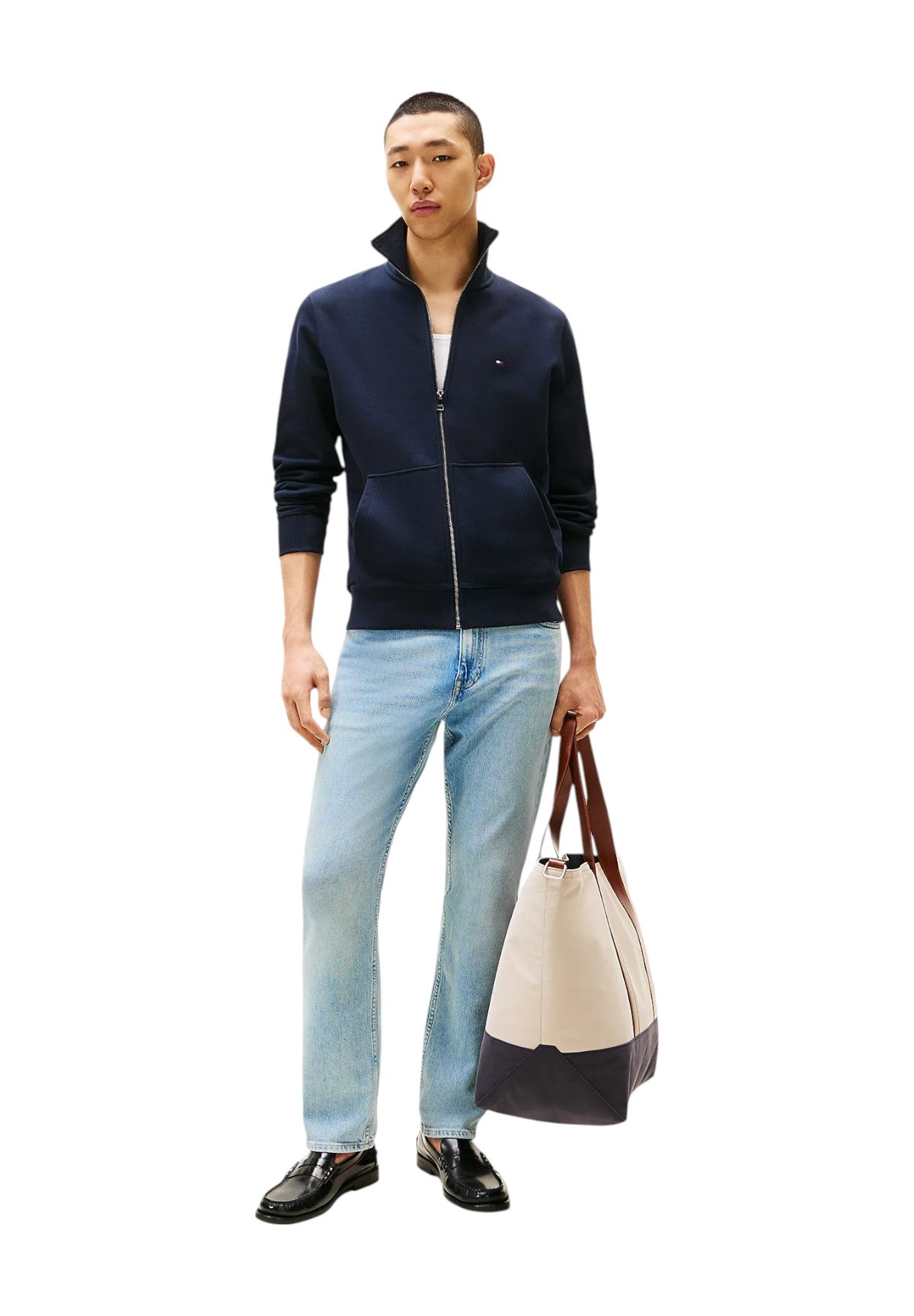 Felpa Full-Zip Essential Terry Zt S MW0MW38084 Desert Sky